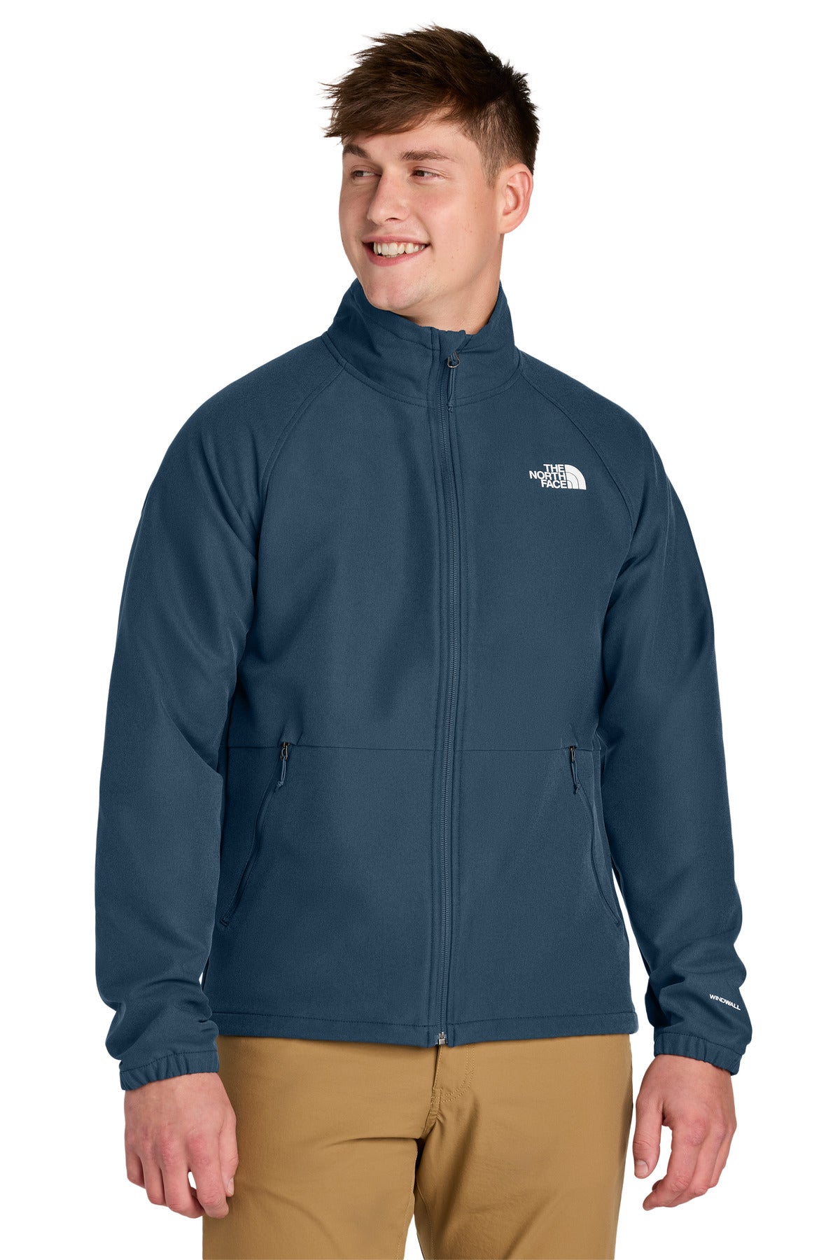 The North Face Barr Lake Soft Shell Jacket NF0A8BUD in Shady Blue Dark Heather