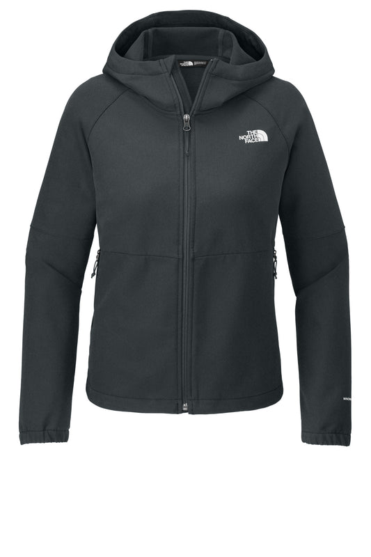 The North Face Women's Barr Lake Hooded Soft Shell Jacket NF0A8BUE in Asphalt Grey Dark Heather