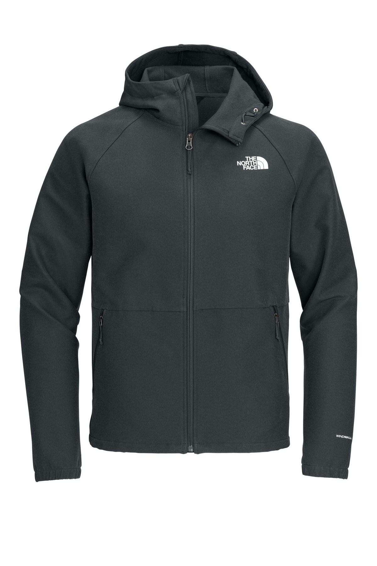 The North Face Barr Lake Hooded Soft Shell Jacket NF0A8BUF in Asphalt Grey Dark Heather