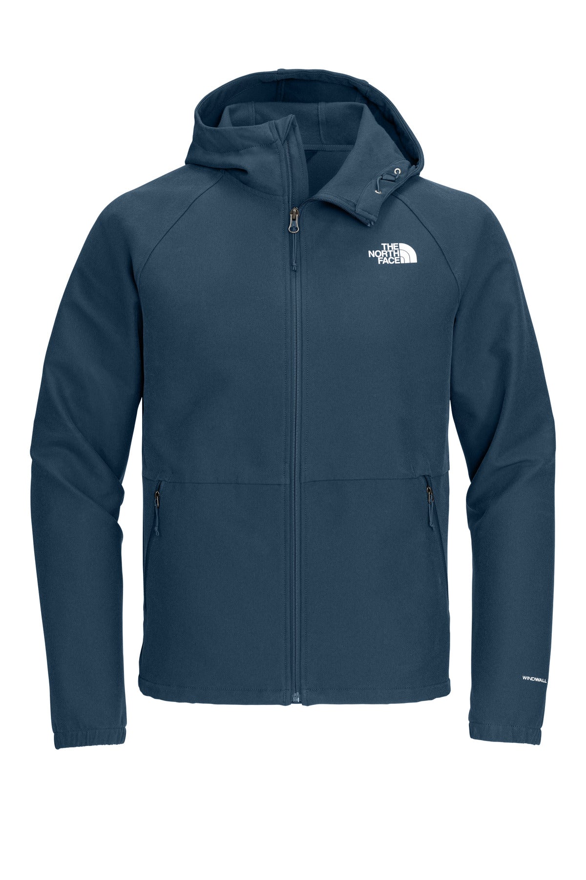 The North Face Barr Lake Hooded Soft Shell Jacket NF0A8BUF in Shady Blue Dark Heather