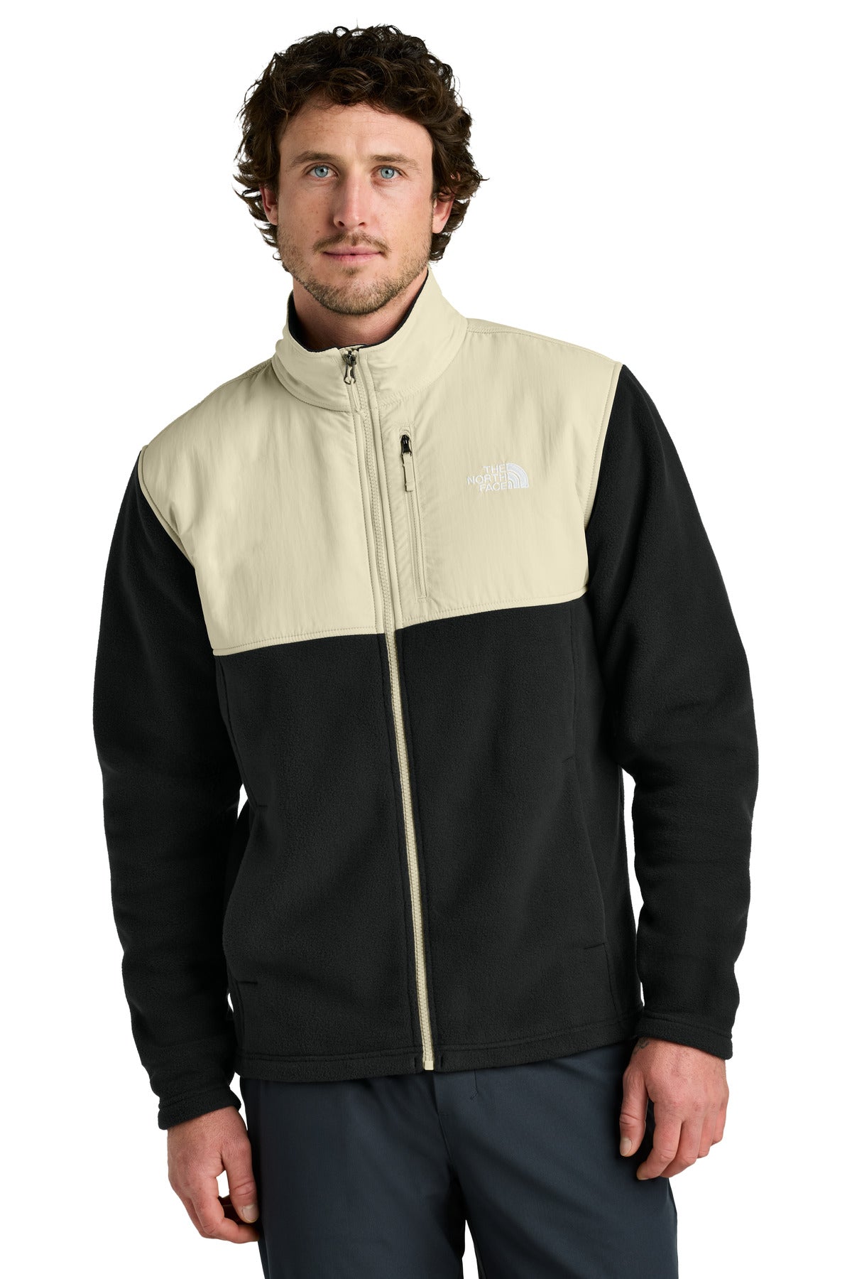 The North Face Highest Peak Full-Zip Fleece Jacket NF0A8BUQ in TNF Black/ Gravel