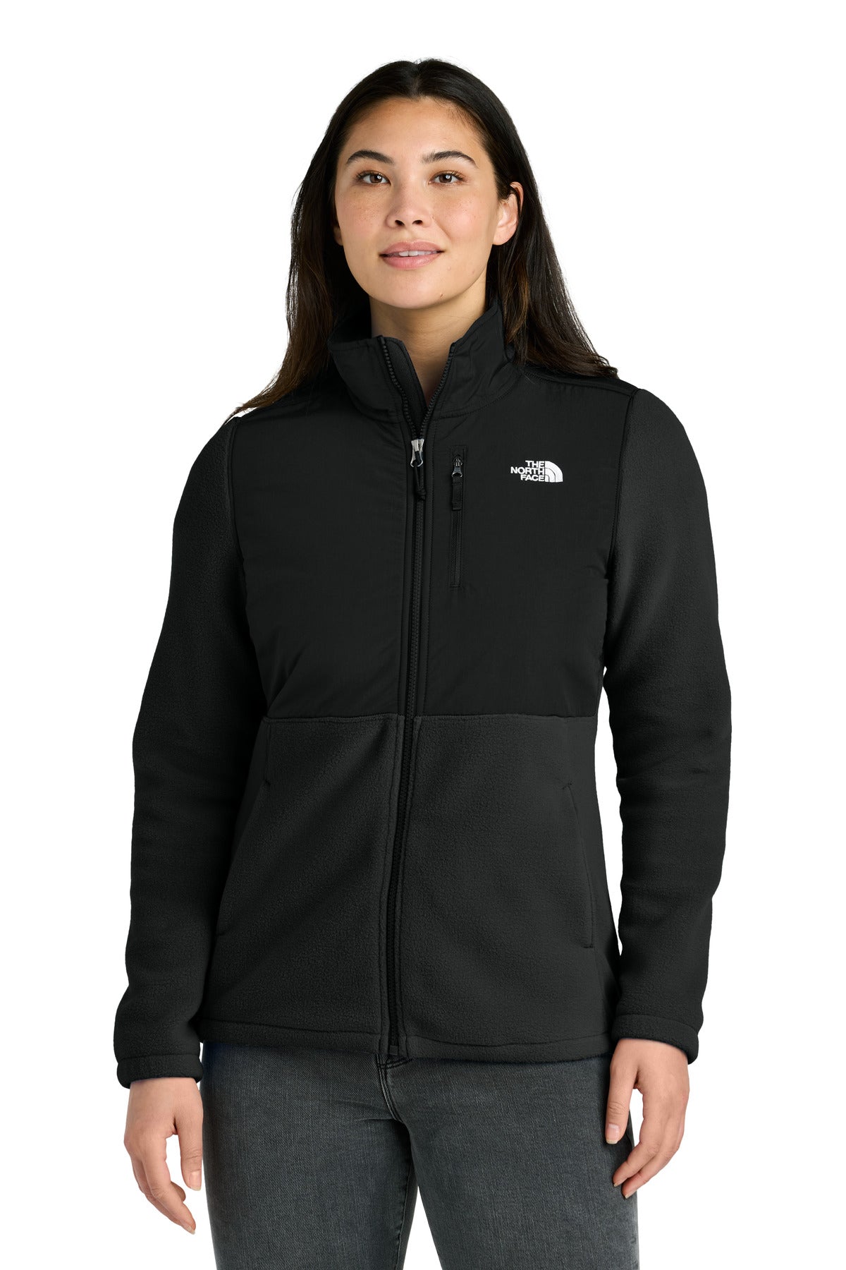 The North Face Women's Highest Peak Full-Zip Fleece Jacket NF0A8BUR in TNF Black