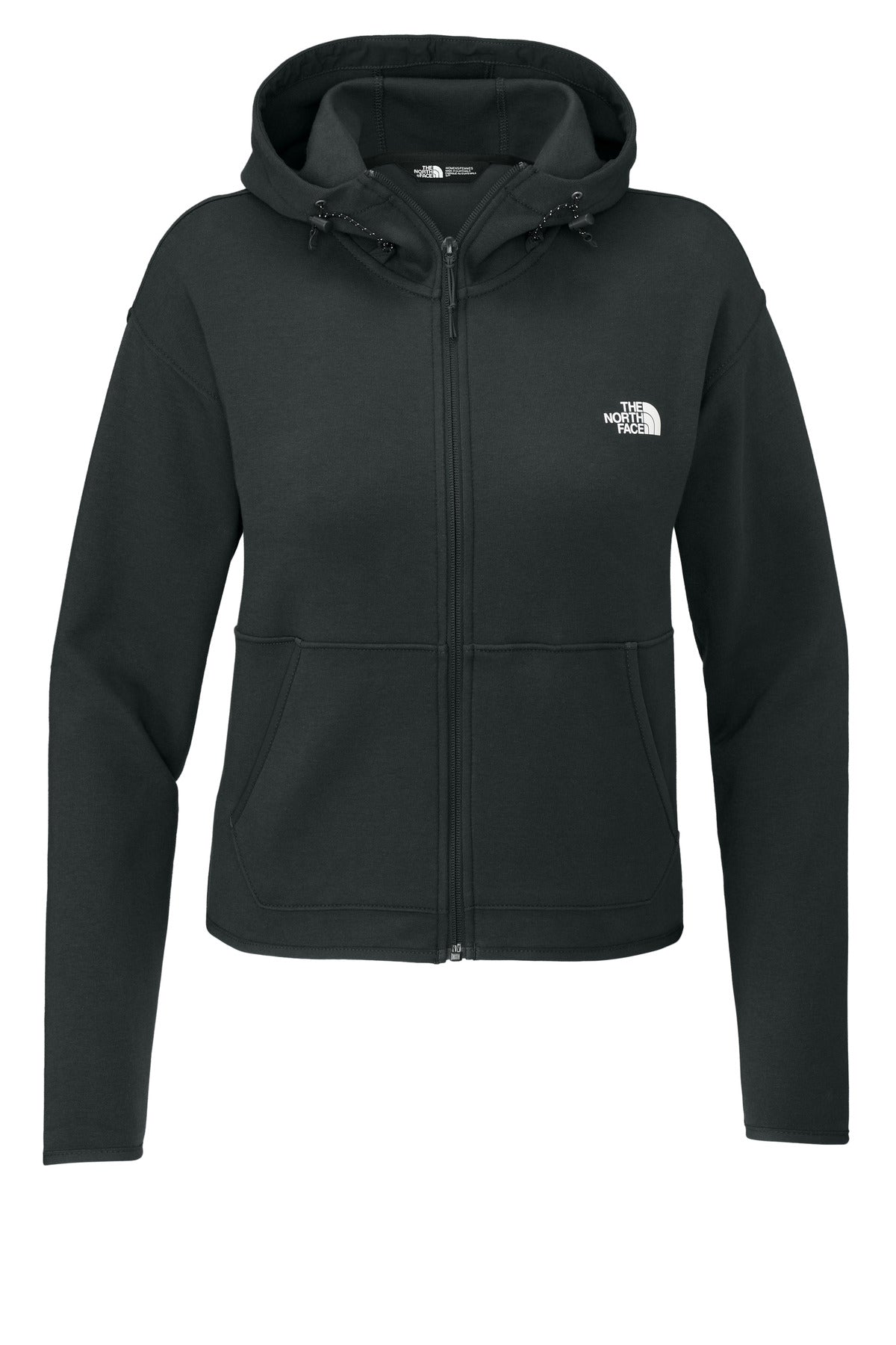 The North Face Women's Double-Knit Full-Zip Hoodie NF0A8BUT in Asphalt Grey