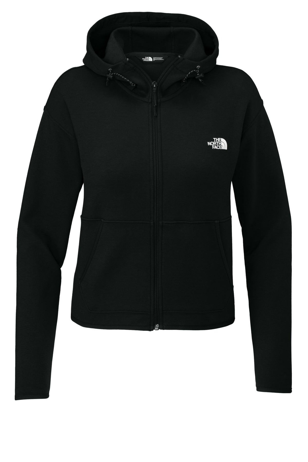 The North Face Women's Double-Knit Full-Zip Hoodie NF0A8BUT in TNF Black