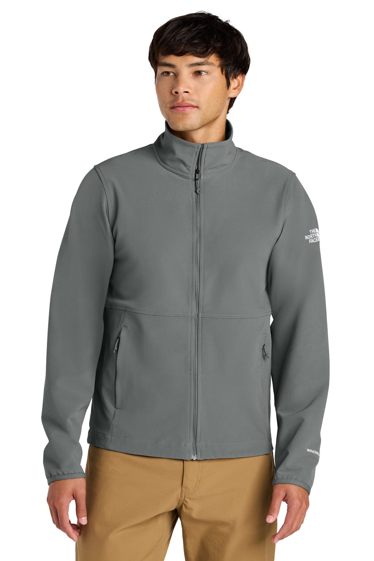 The North Face Edge Stretch Soft Shell Jacket NF0A8ENN in Smoked Pearl Grey