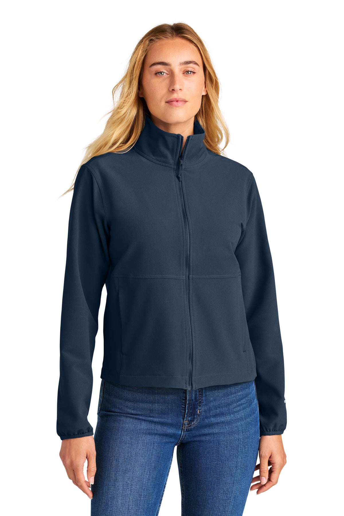 The North Face Women's Edge Stretch Soft Shell Jacket NF0A8ENP in Summit Navy