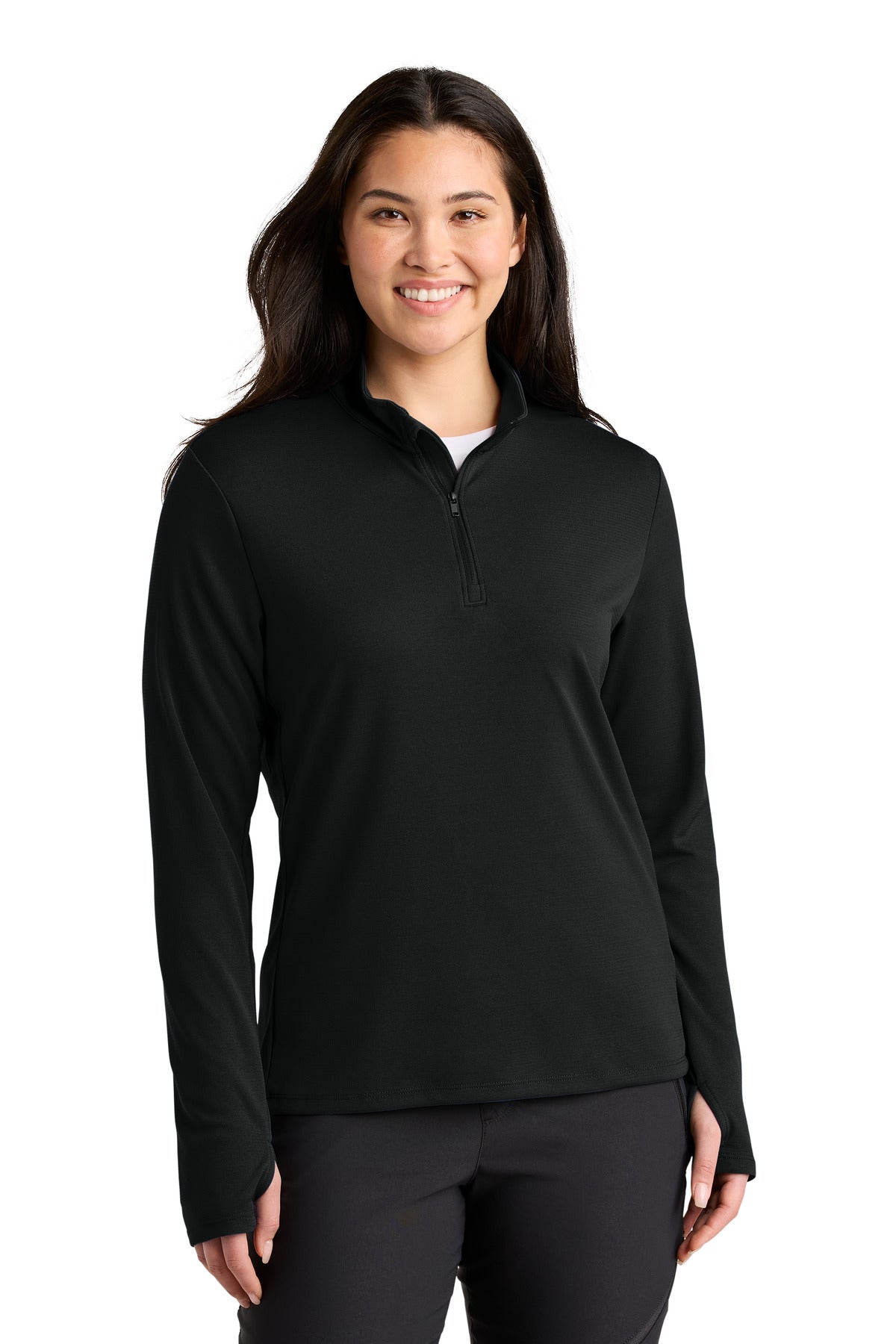 The North Face Women's Ambition 1/4-Zip NF0A8ENQ in TNF Black