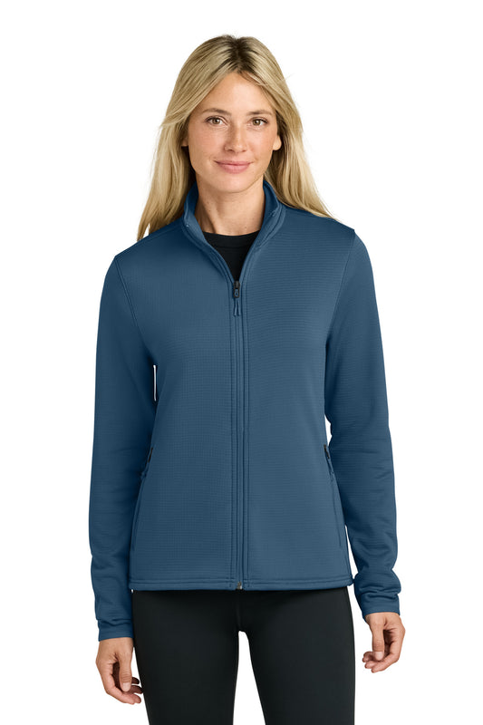 The North Face Women's Aim Full-Zip Fleece Jacket NF0A8FQJ in Shady Blue