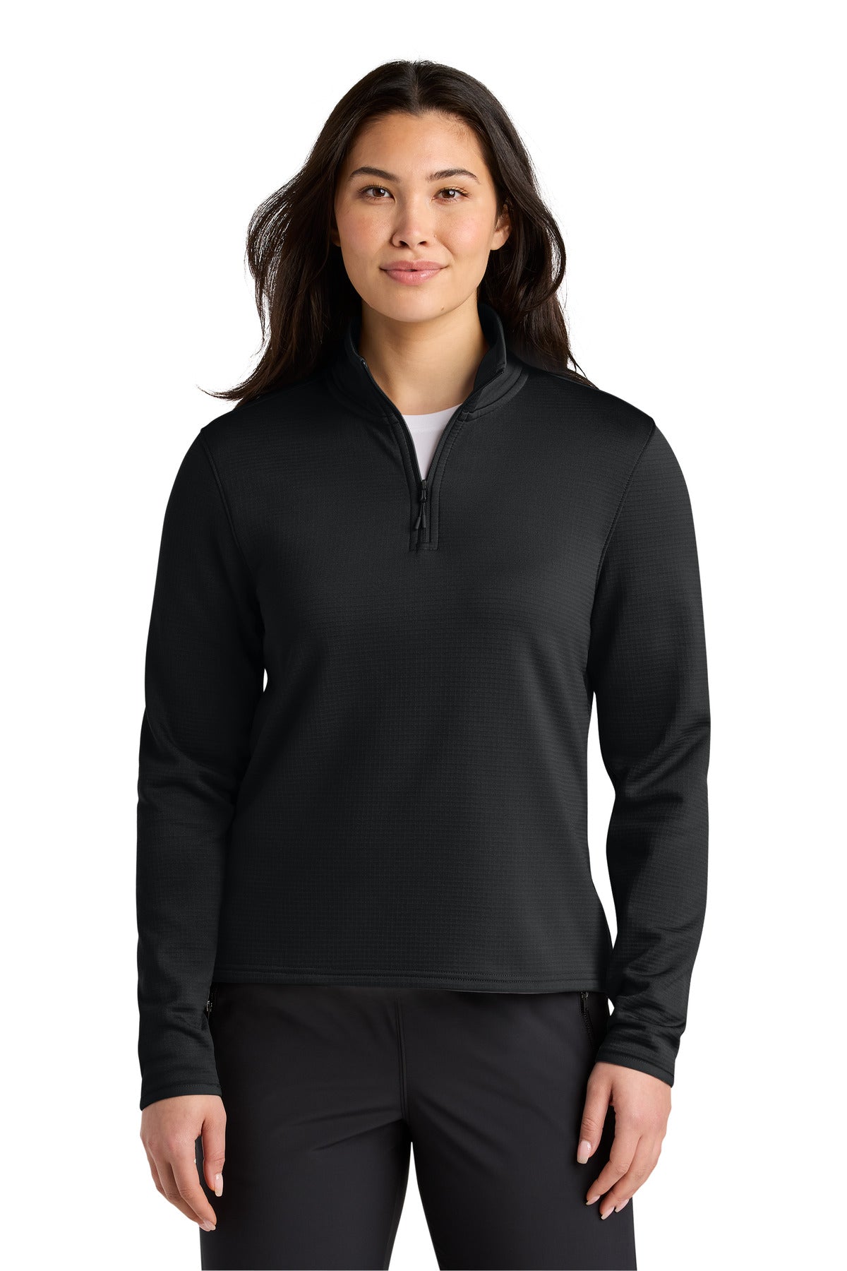The North Face Women's Aim 1/4-Zip Fleece NF0A8FQK in TNF Black