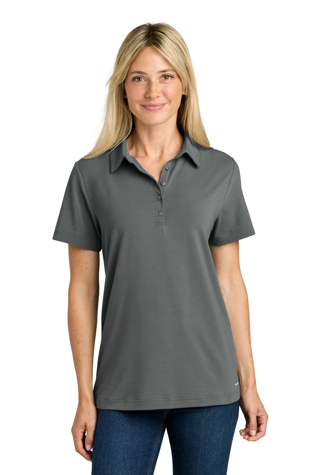 The North Face Women's Canyon Crest Polo NF0A8GE1 in Smoked Pearl Grey