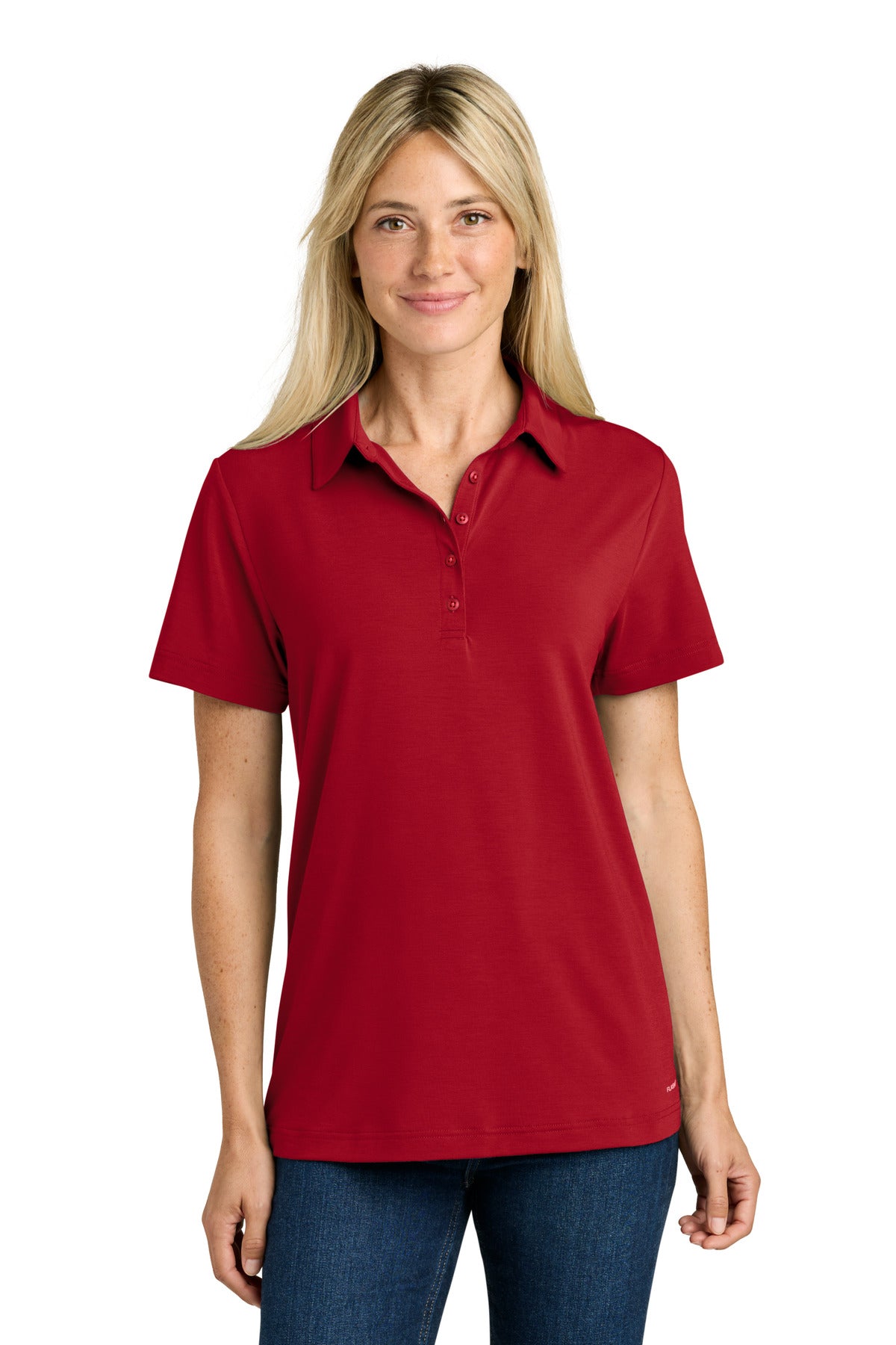 The North Face Women's Canyon Crest Polo NF0A8GE1 in TNF Red