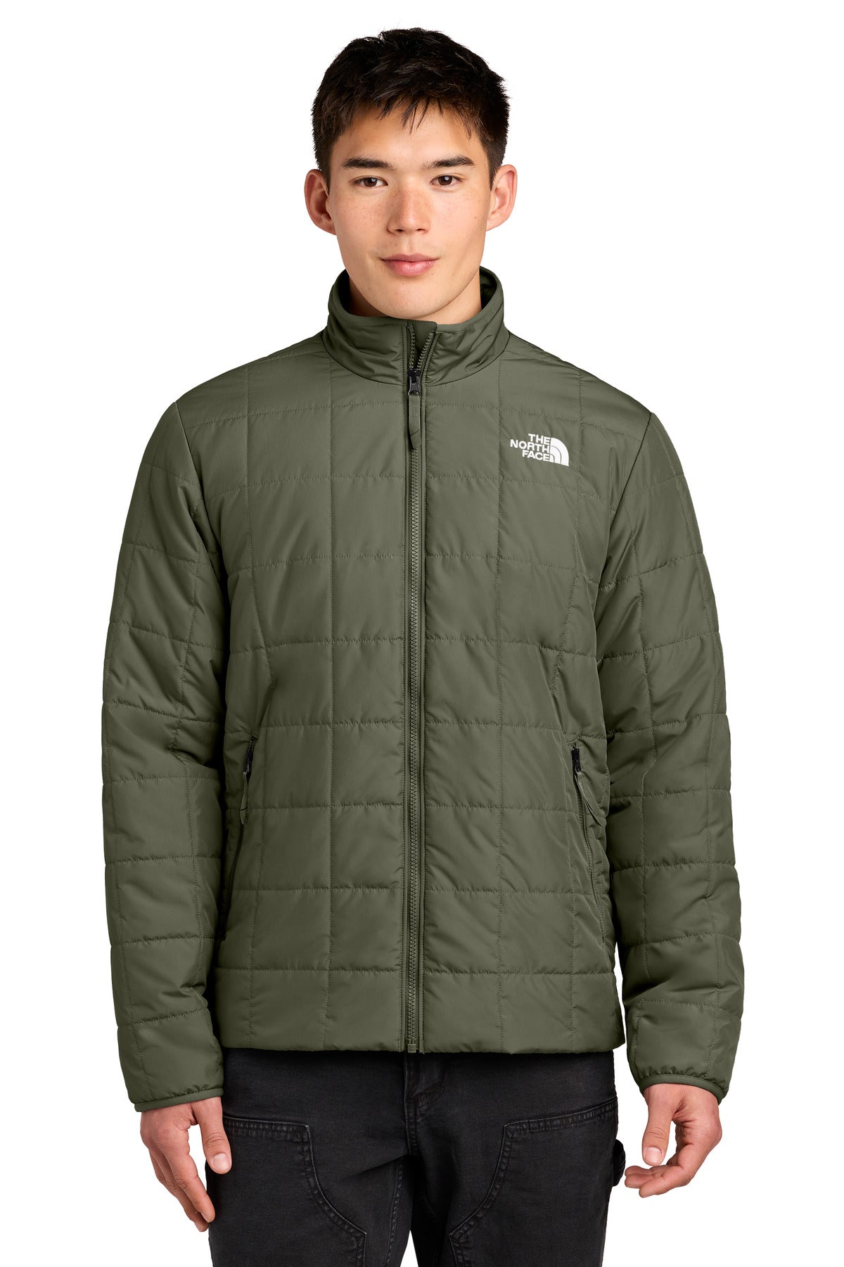 The North Face Iron Drift Quilted Jacket NF0A8JEV in New Taupe Green