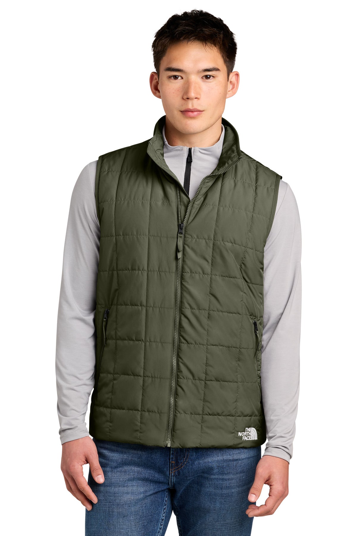 The North Face Iron Drift Quilted Vest NF0A8JEW in New Taupe Green