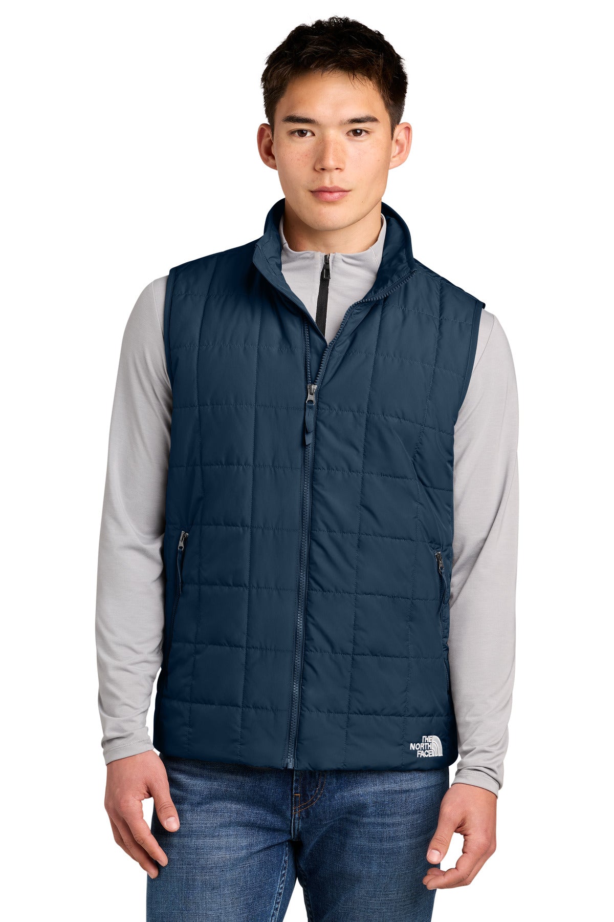 The North Face Iron Drift Quilted Vest NF0A8JEW in Summit Navy
