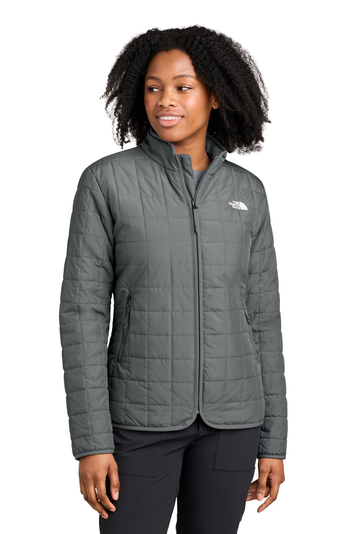 The North Face Women's Iron Drift Quilted Jacket NF0A8JEZ in Smoked Pearl Grey