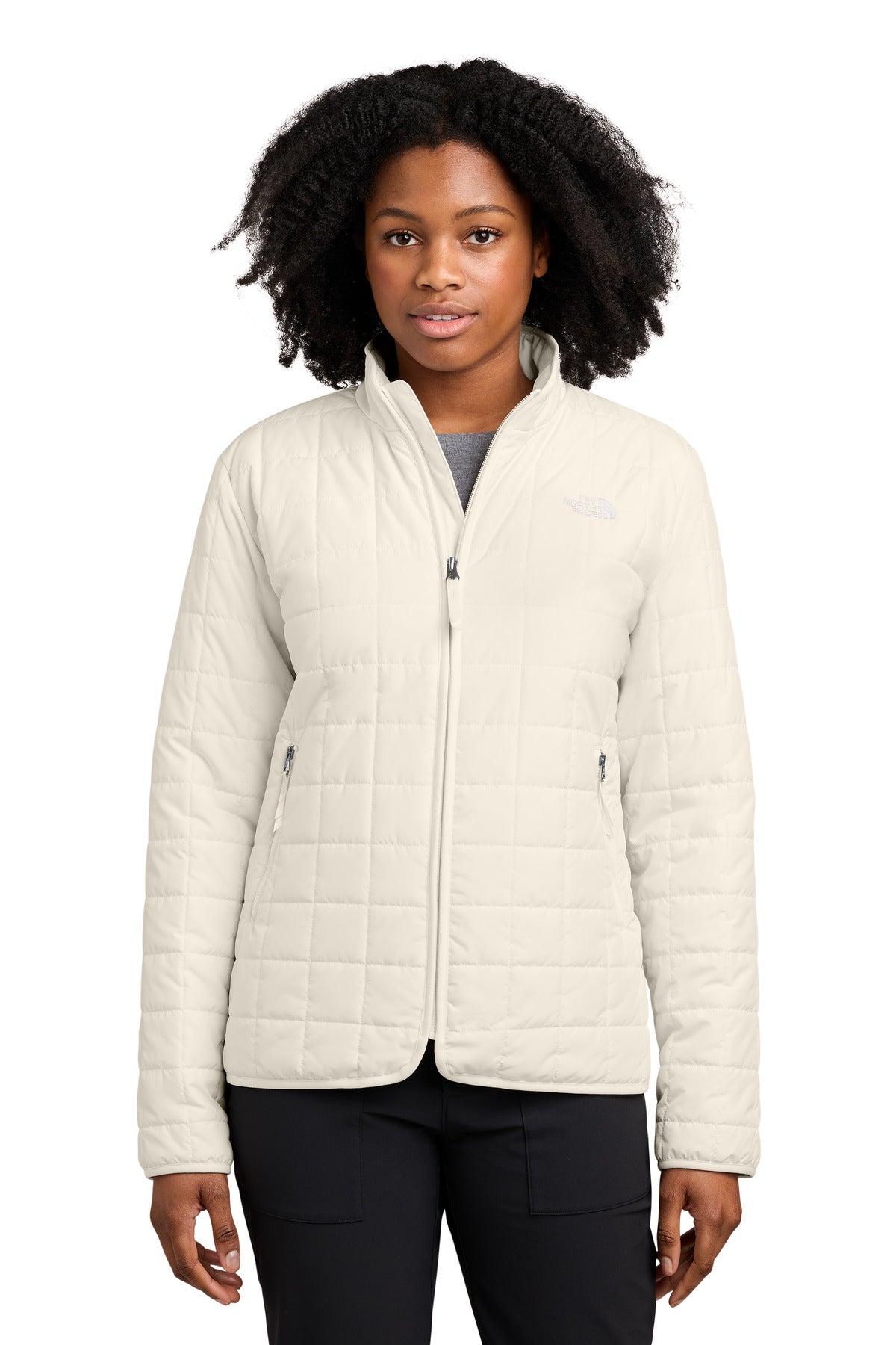 The North Face Women's Iron Drift Quilted Jacket NF0A8JEZ in White Dune