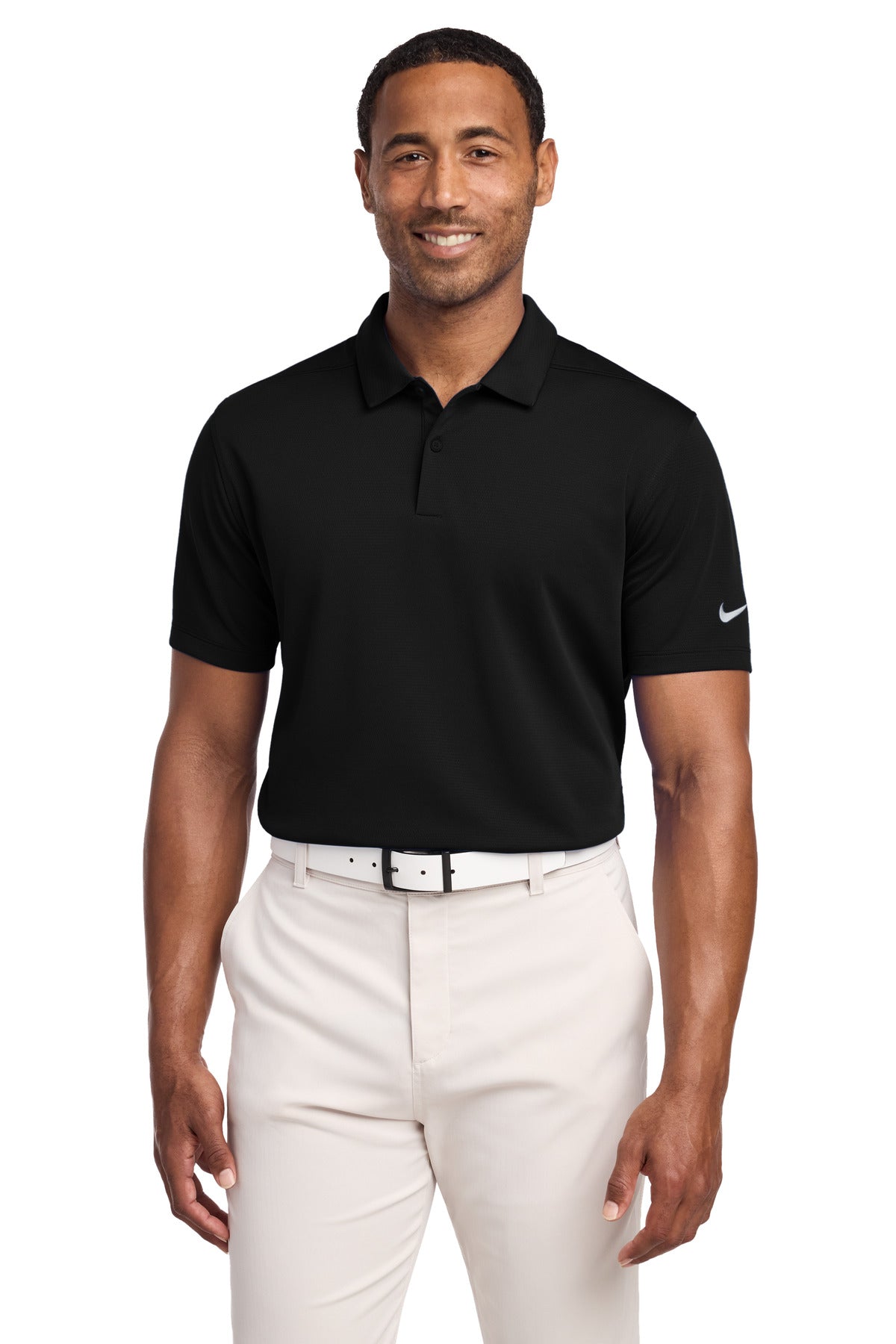 Nike Dry Essential Solid Polo NKBV6042 in Black