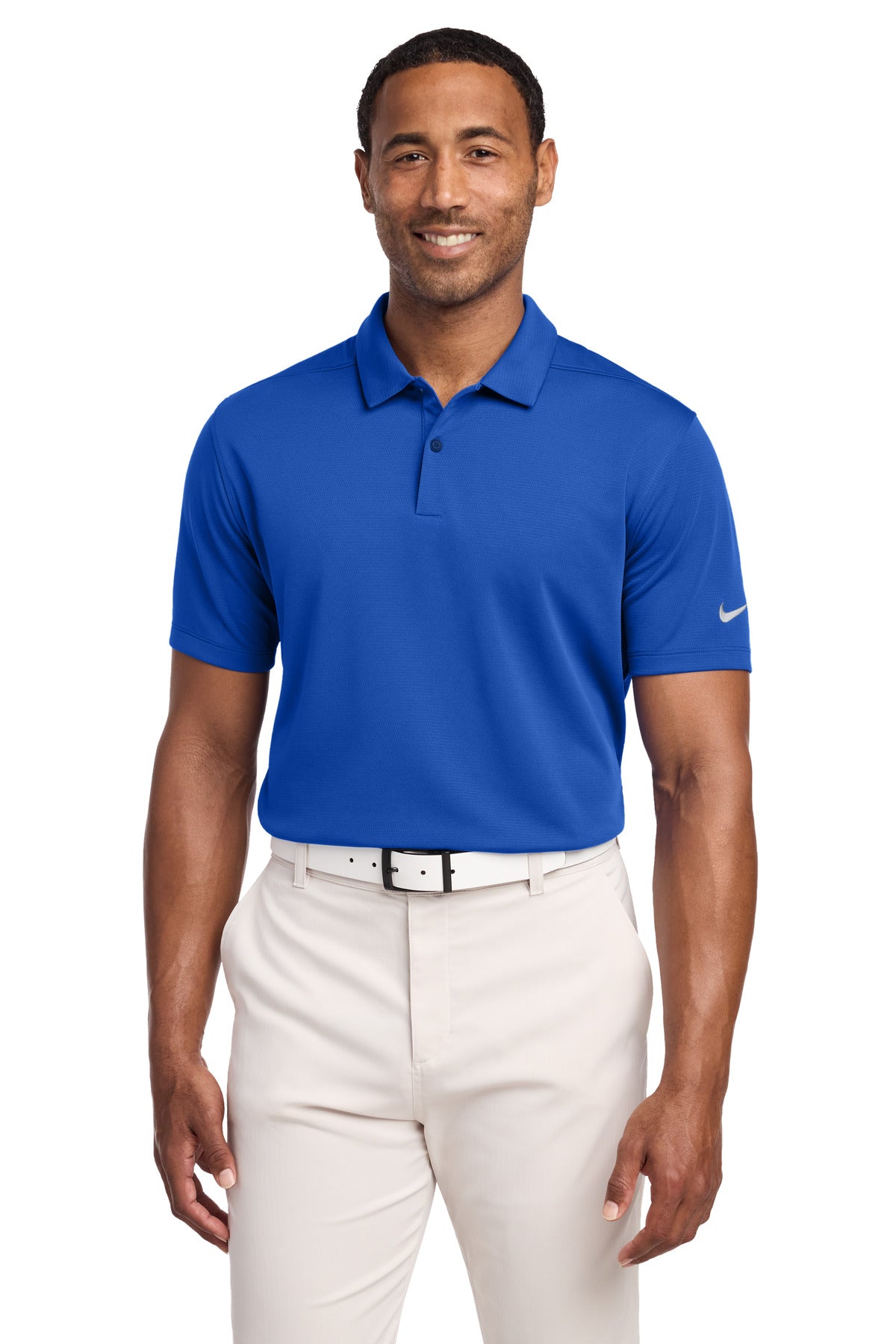 Nike Dry Essential Solid Polo NKBV6042 in Game Royal