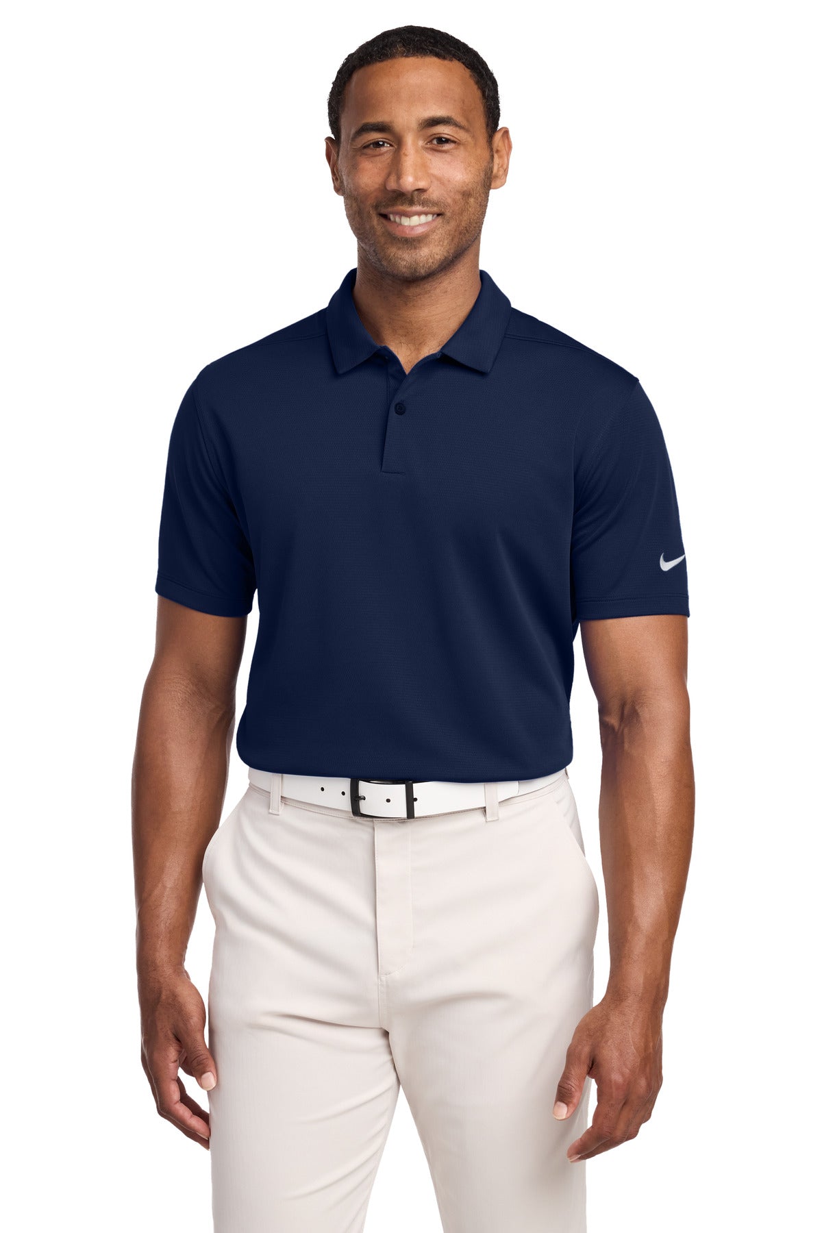 Nike Dry Essential Solid Polo NKBV6042 in Midnight Navy