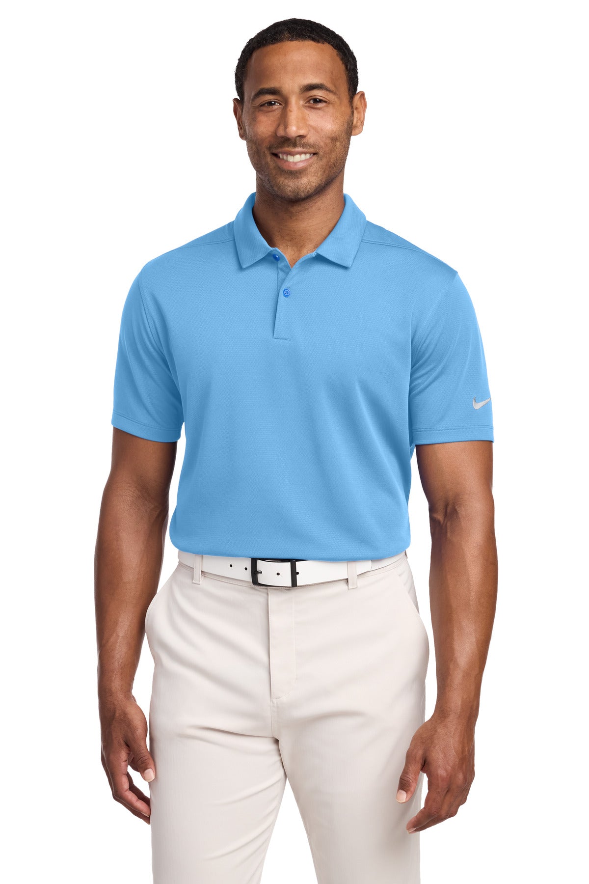 Nike Dry Essential Solid Polo NKBV6042 in University Blue