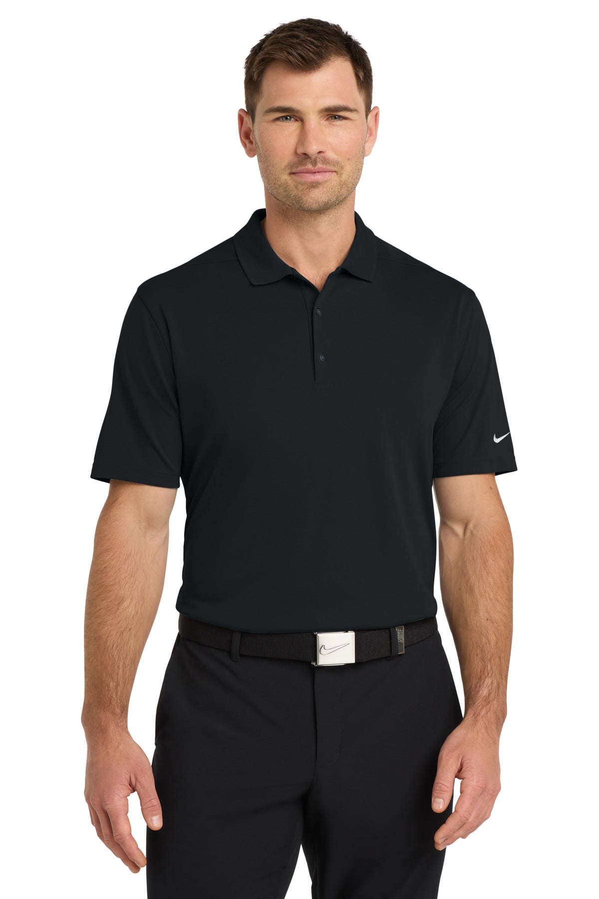 Nike Dri-FIT Micro Pique 2.0 Polo NKDC1963 in Black