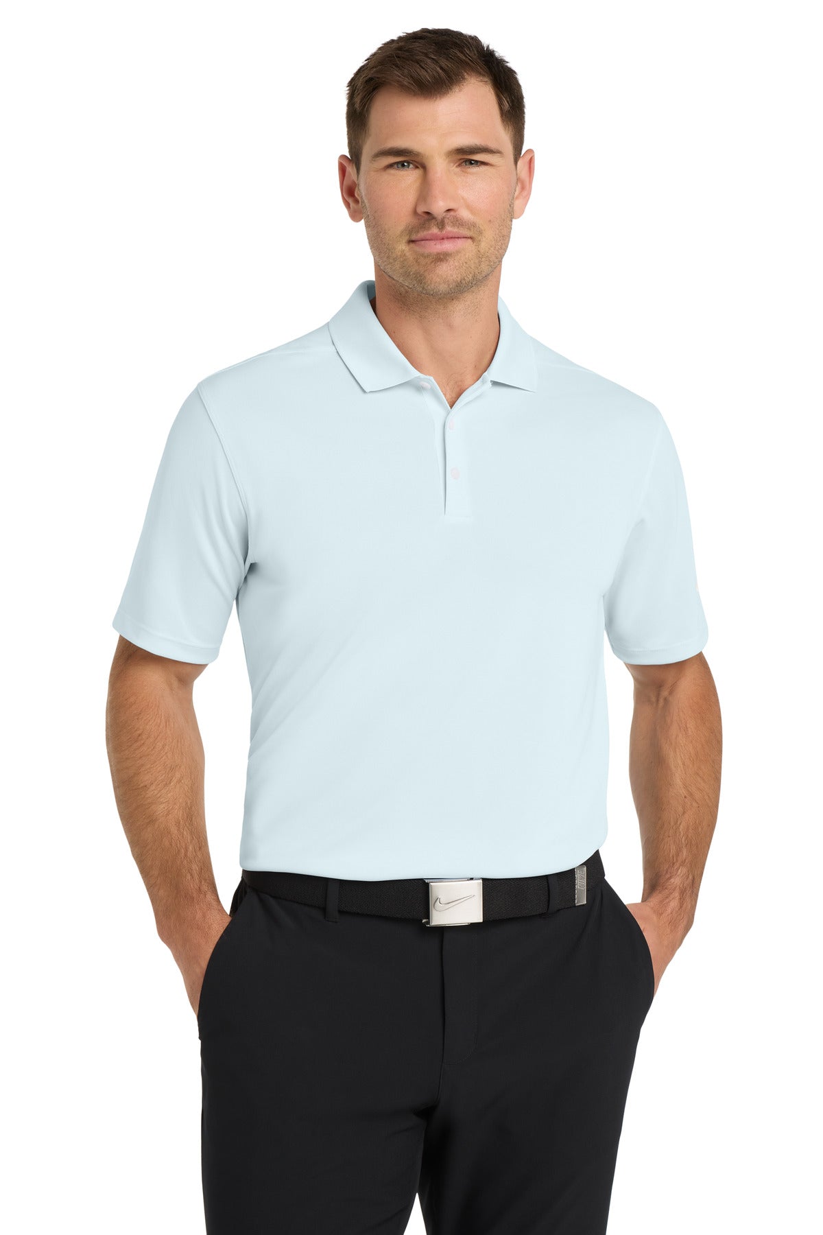 Nike Dri-FIT Micro Pique 2.0 Polo NKDC1963 in Blue Tint
