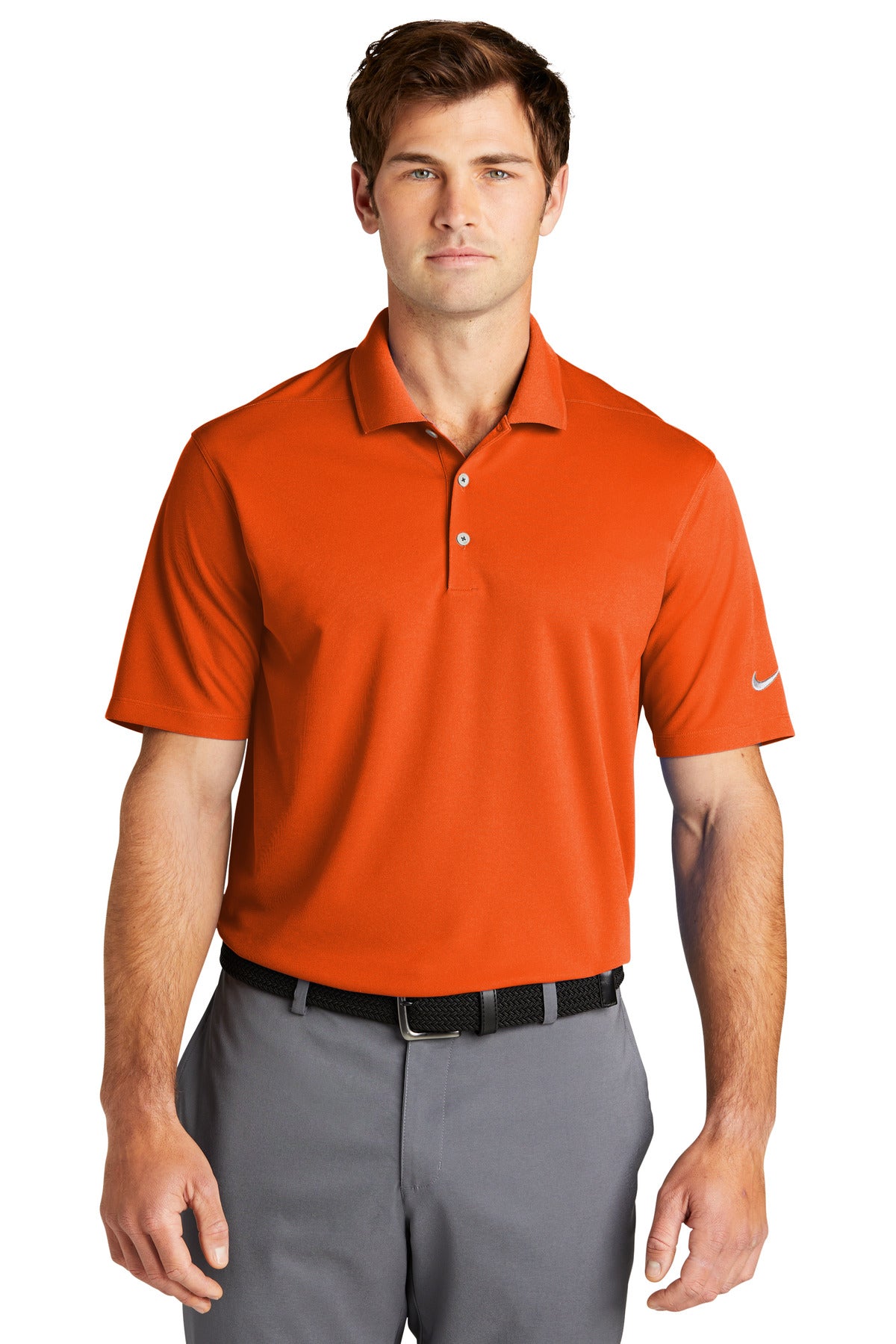 Nike Dri-FIT Micro Pique 2.0 Polo NKDC1963 in Brilliant Orange