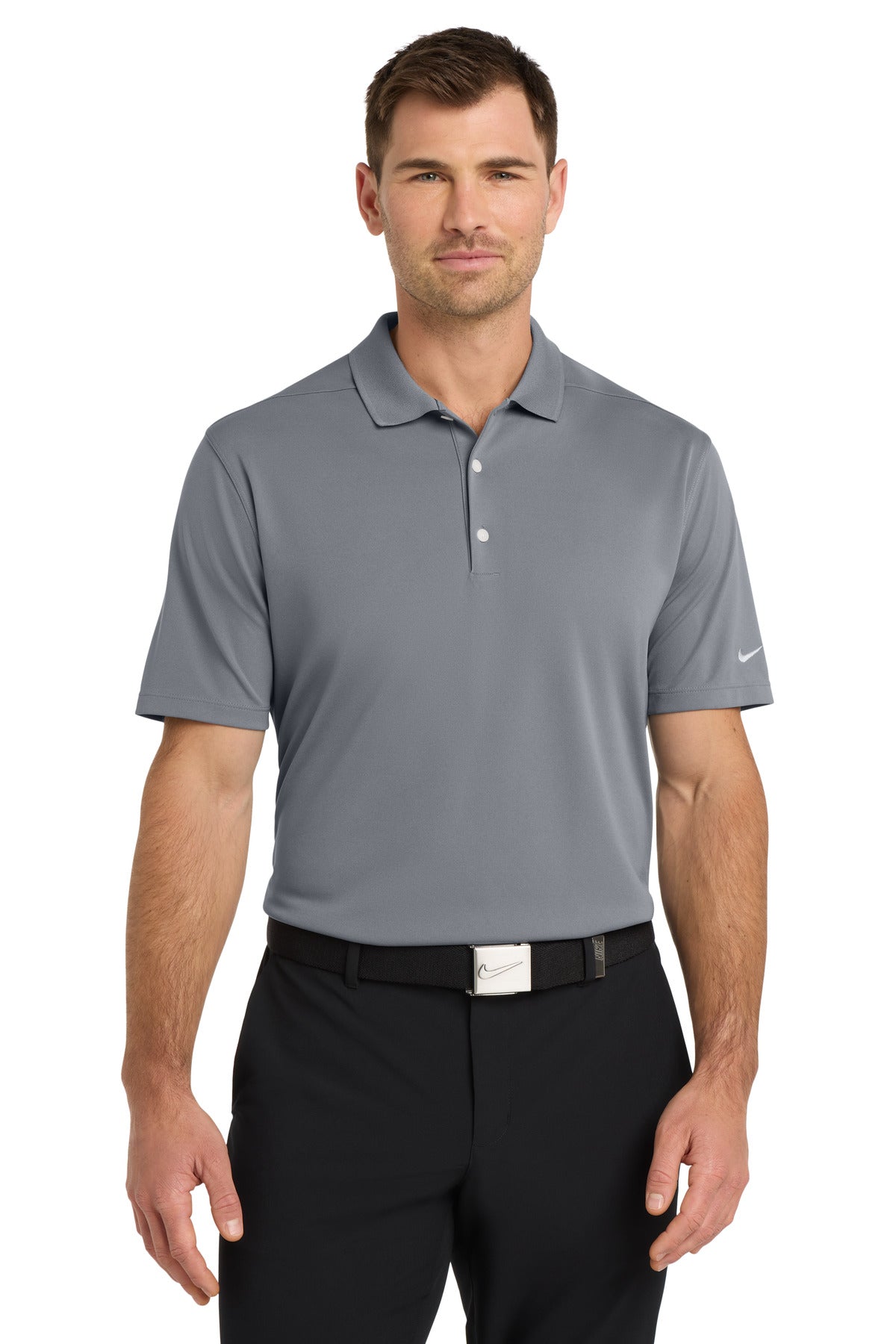 Nike Dri-FIT Micro Pique 2.0 Polo NKDC1963 in Cool Grey