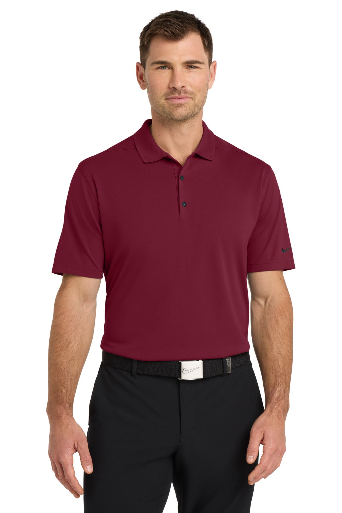 Nike Dri-FIT Micro Pique 2.0 Polo NKDC1963 in Team Red