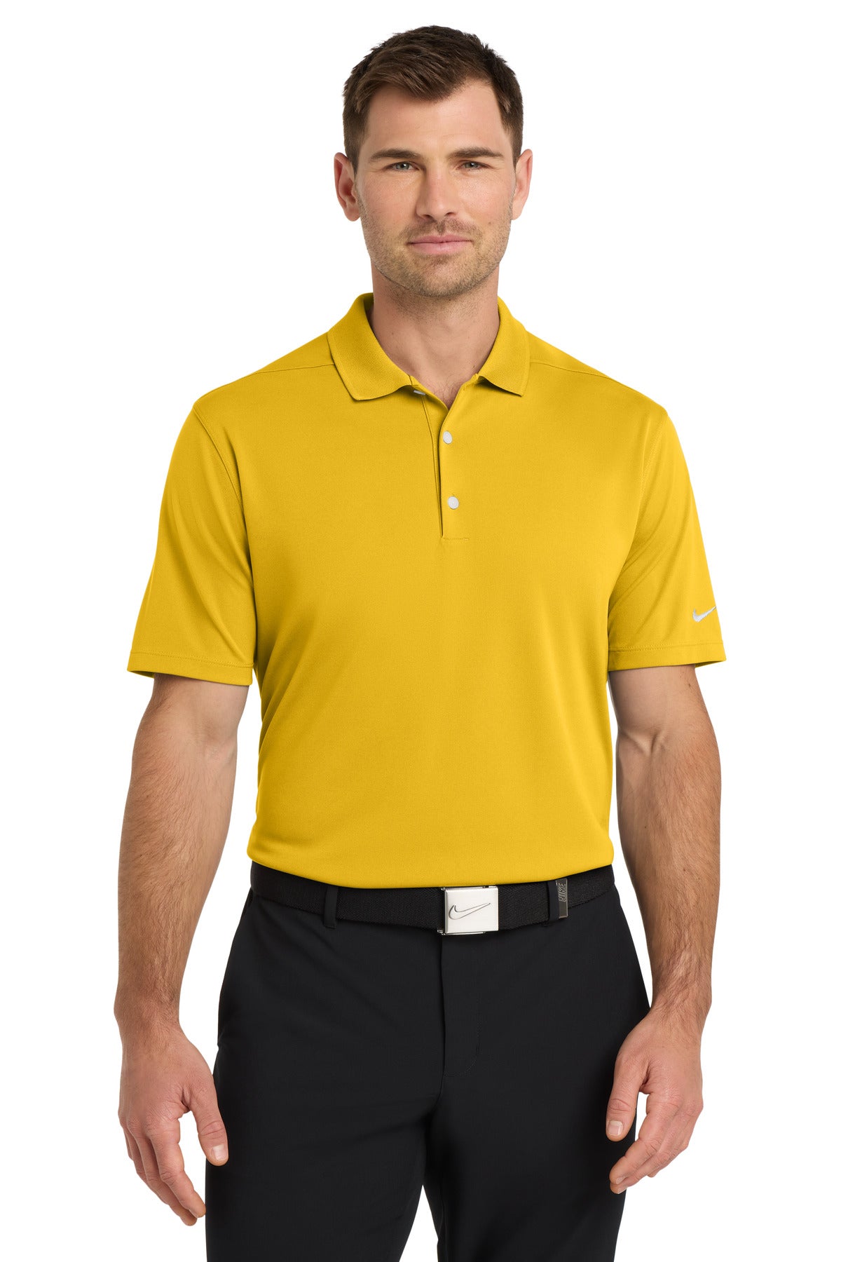 Nike Dri-FIT Micro Pique 2.0 Polo NKDC1963 in Varsity Maize