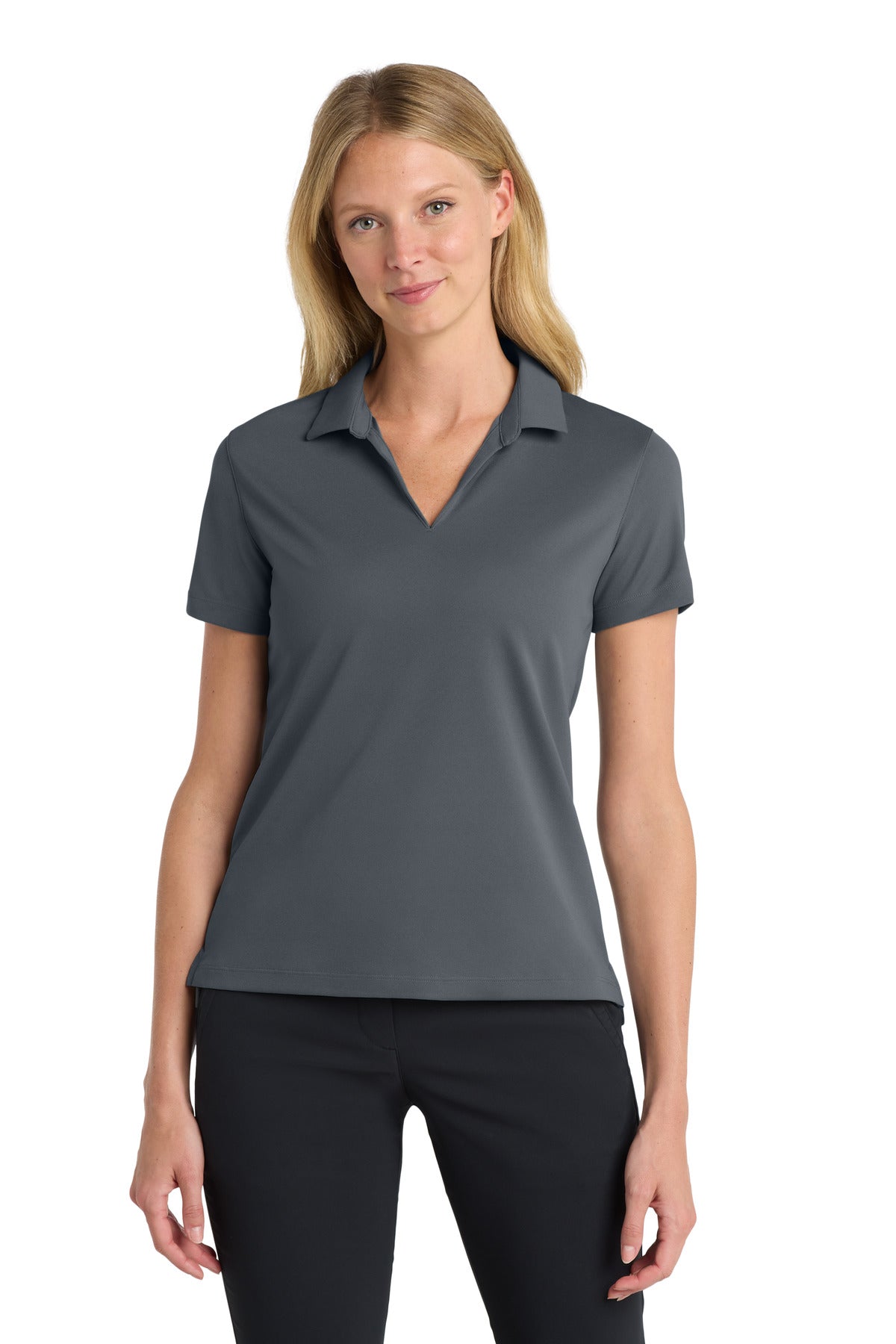 Nike Women's Dri-FIT Micro Pique 2.0 Polo NKDC1991 in Anthracite