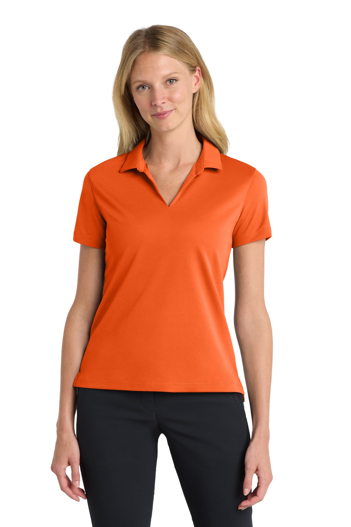 Nike Women's Dri-FIT Micro Pique 2.0 Polo NKDC1991 in Brilliant Orange