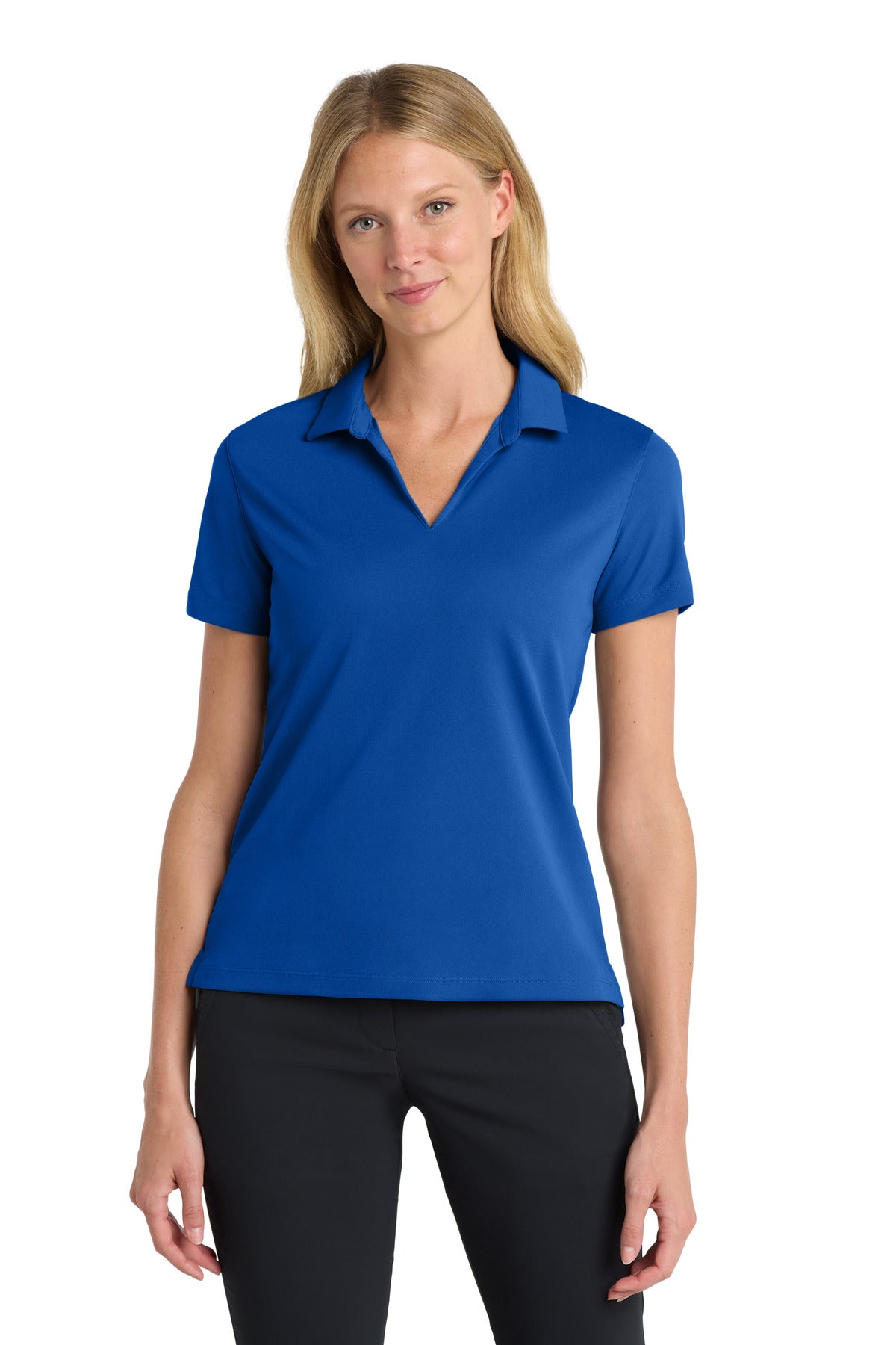 Nike Women's Dri-FIT Micro Pique 2.0 Polo NKDC1991 in Game Royal