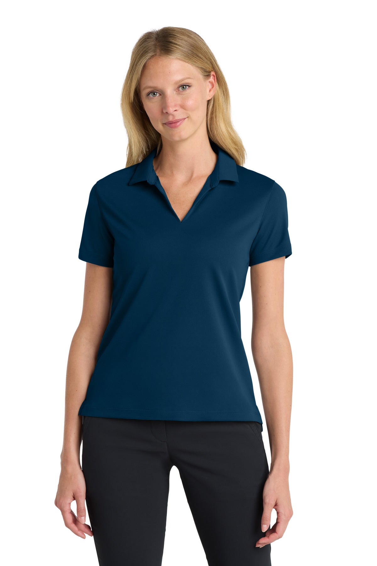 Nike Women's Dri-FIT Micro Pique 2.0 Polo NKDC1991 in Navy