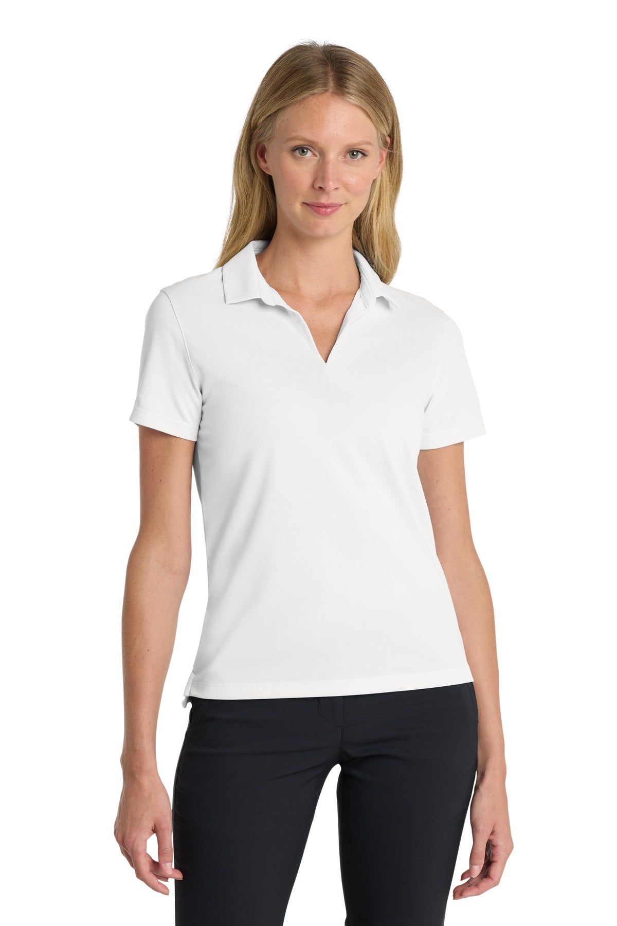 Nike Women's Dri-FIT Micro Pique 2.0 Polo NKDC1991 in White