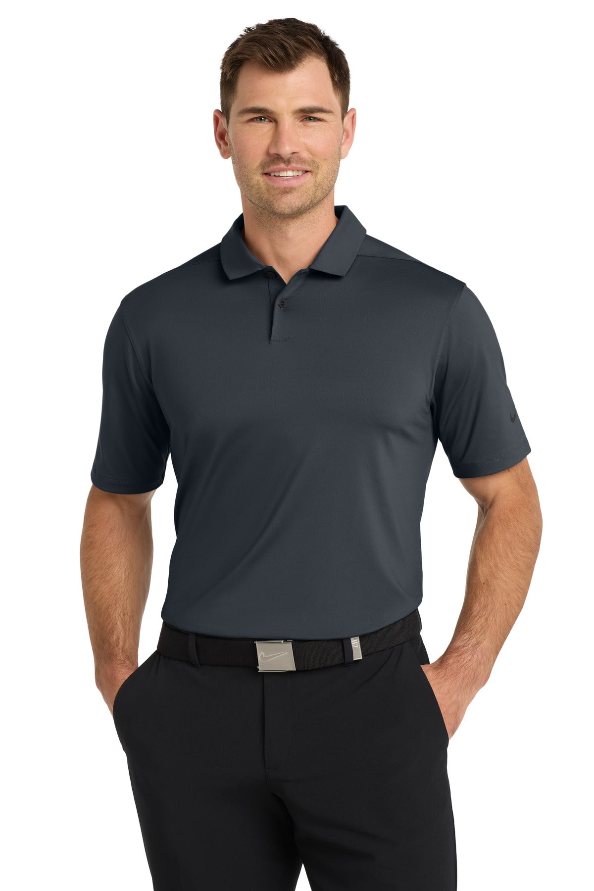 Nike Dri-FIT Vapor Polo NKDC2108 in Anthracite