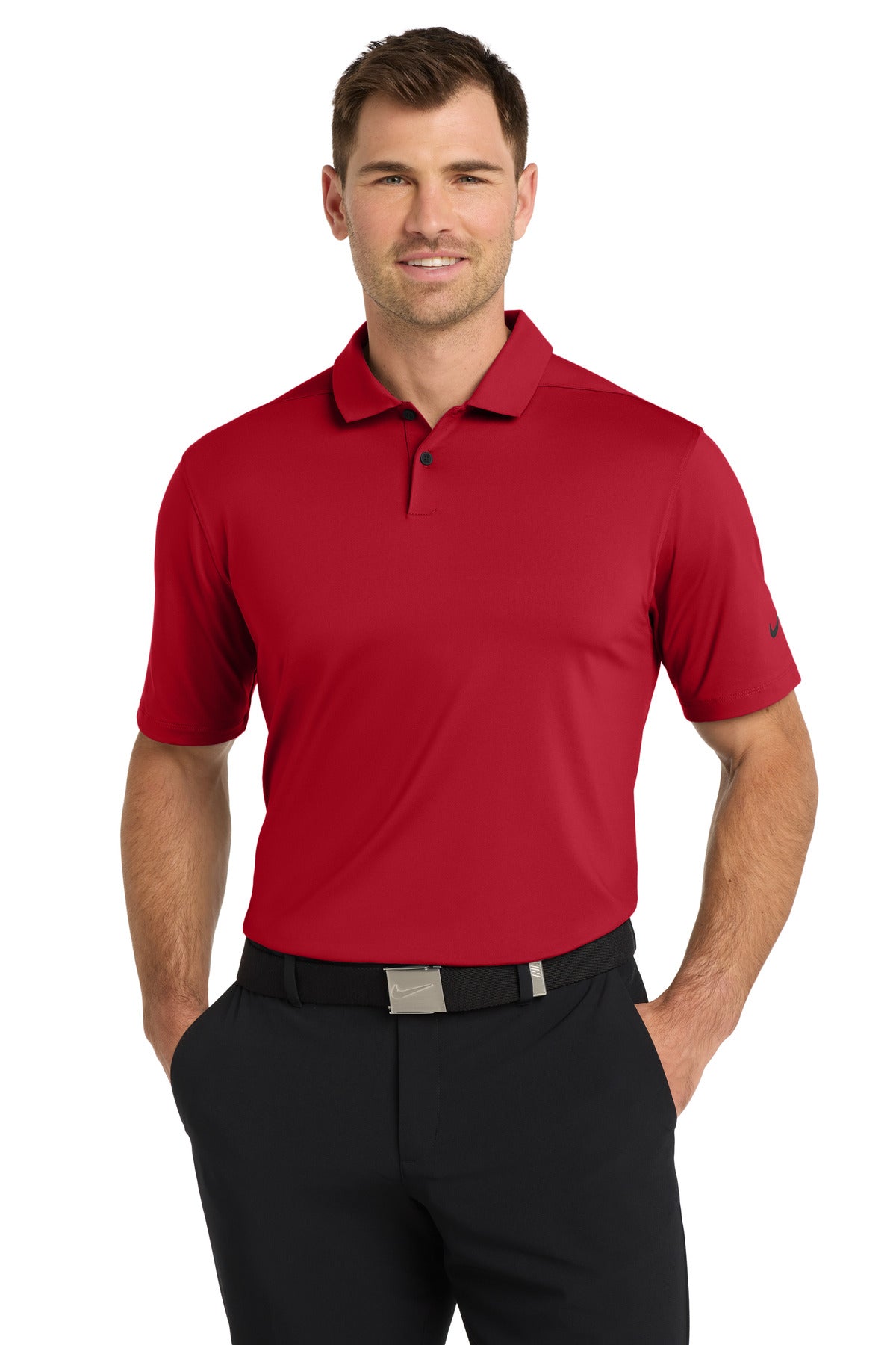 Nike Dri-FIT Vapor Polo NKDC2108 in Gym Red