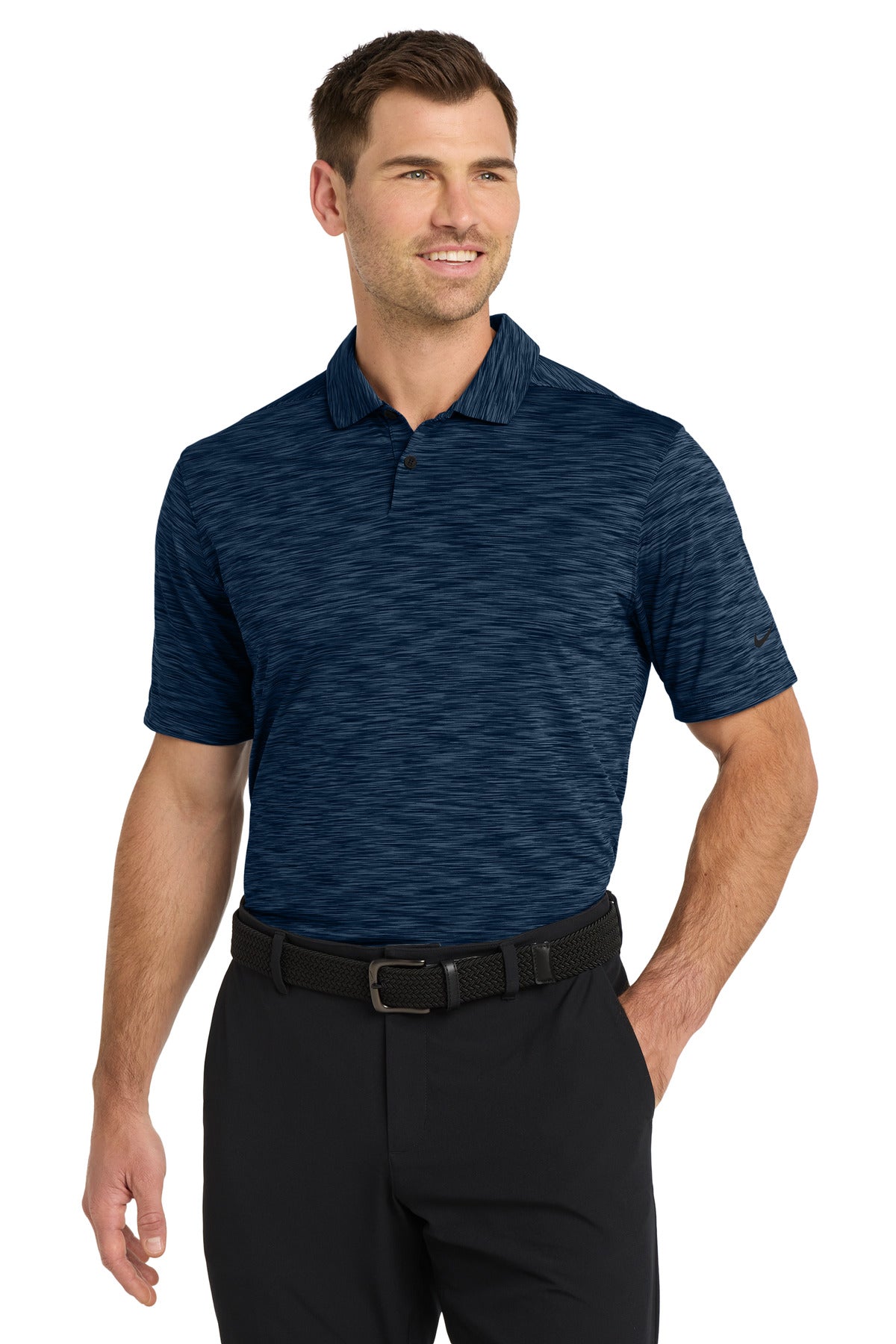 Nike Dri-FIT Vapor Space Dyed Polo NKDC2109 in Navy
