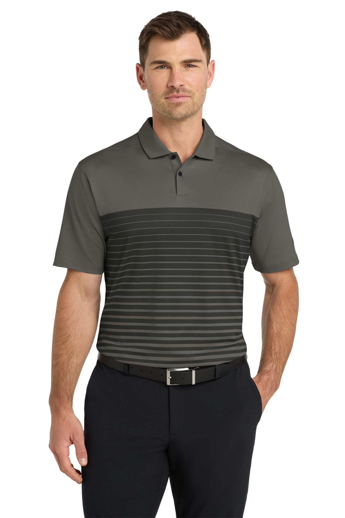 Nike Dri-FIT Vapor Block Polo NKDC2114 in Anthracite