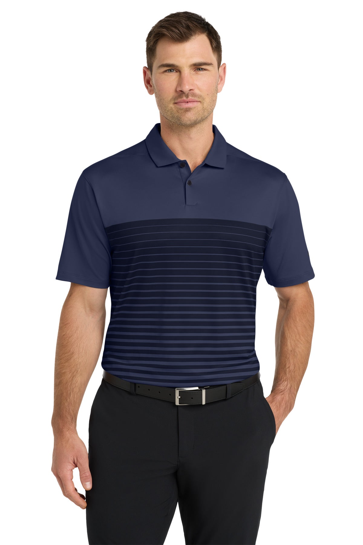 Nike Dri-FIT Vapor Block Polo NKDC2114 in Midnight Navy
