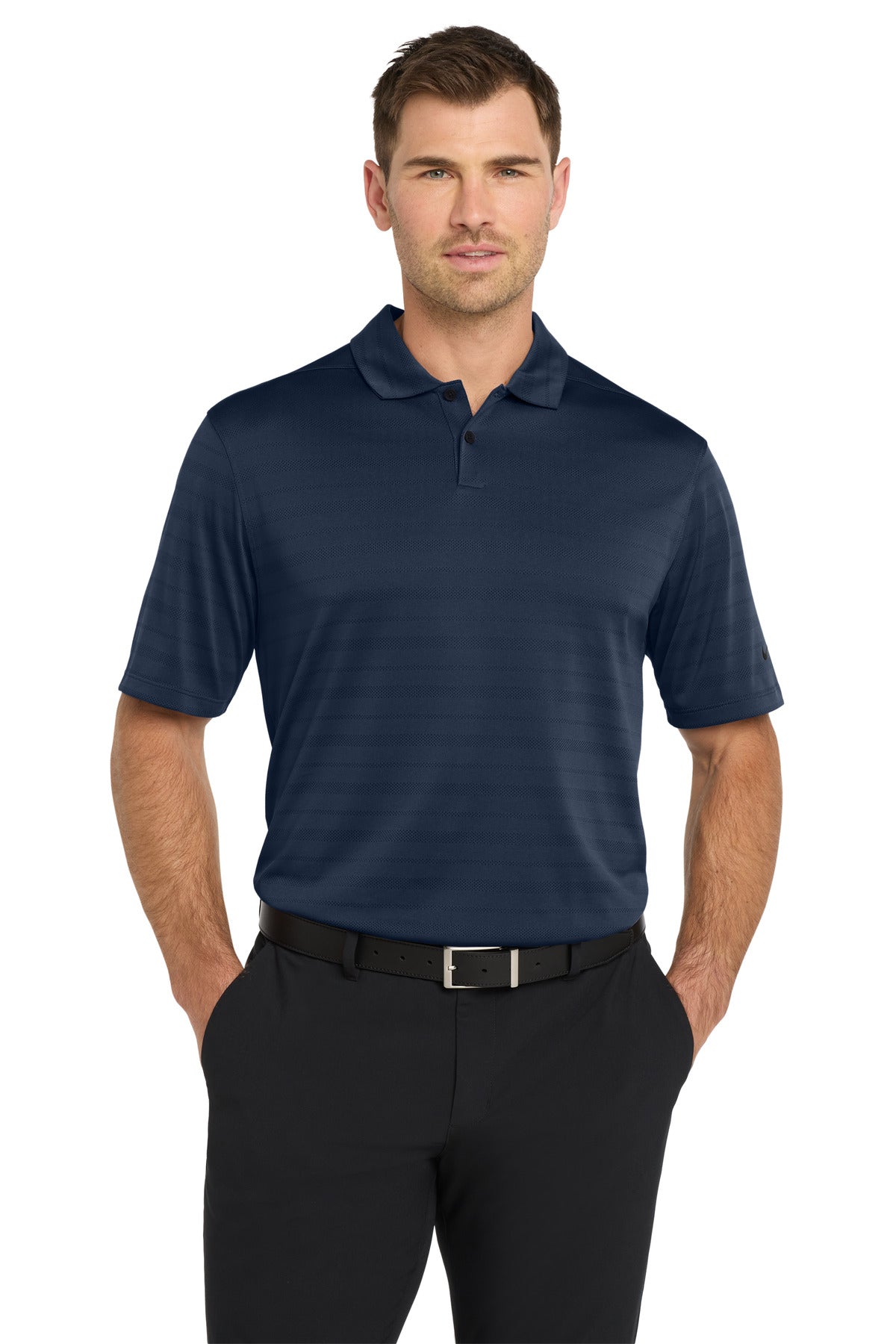 Nike Dri-FIT Vapor Jacquard Polo NKDC2115 in Navy