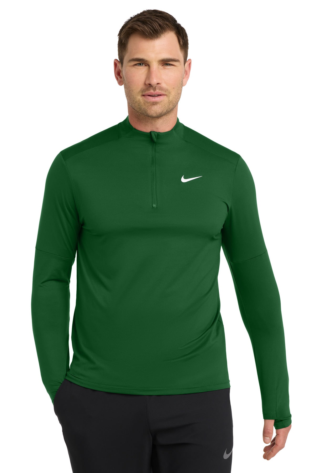 Nike Dri-FIT Element 1/2-Zip Top NKDH4949 in Dark Green