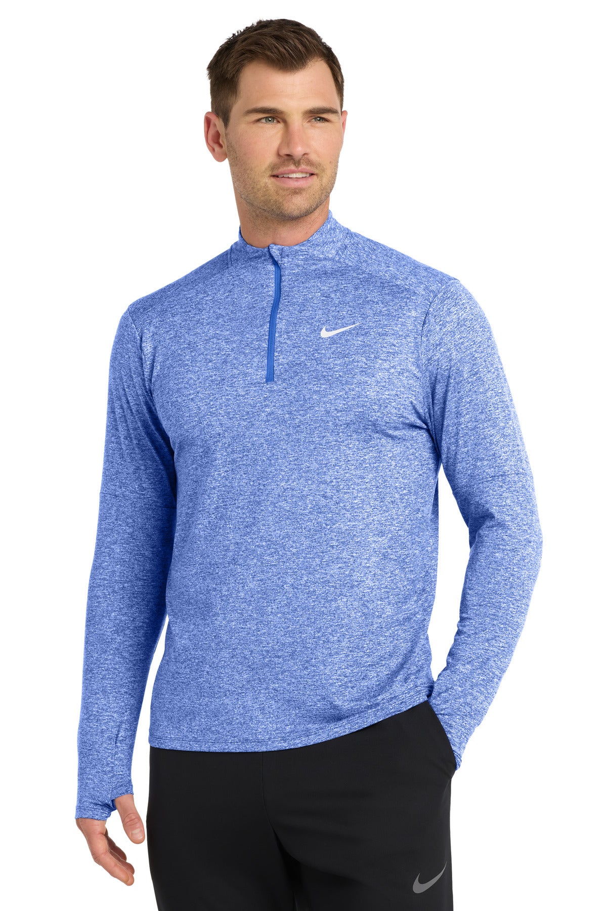 Nike Dri-FIT Element 1/2-Zip Top NKDH4949 in Royal Heather