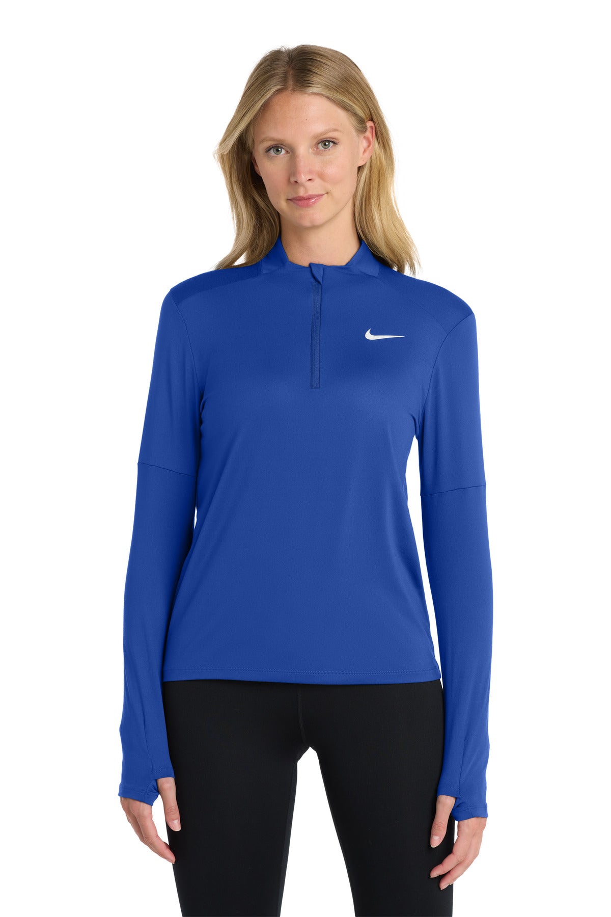 Nike Women's Dri-FIT Element 1/2-Zip Top NKDH4951 in Royal