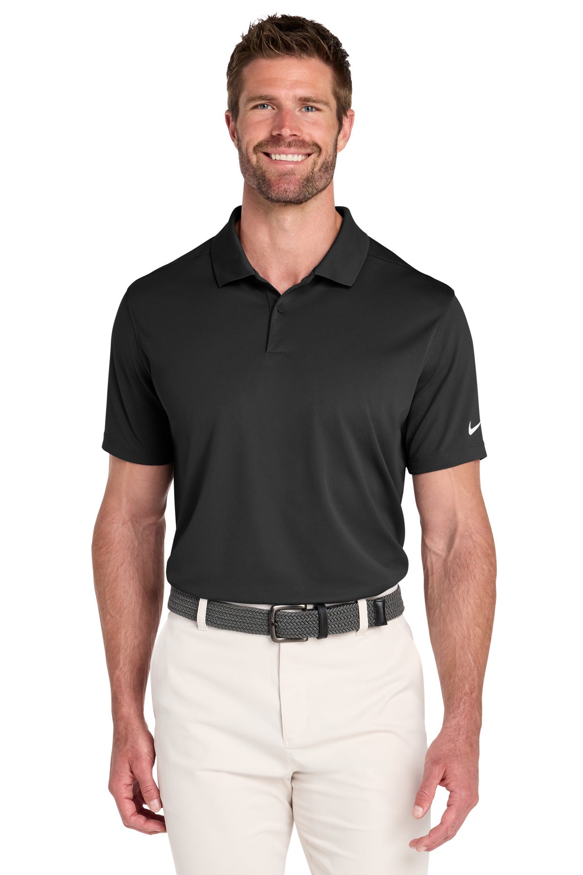 Nike Victory Solid Polo NKDX6684 in Black