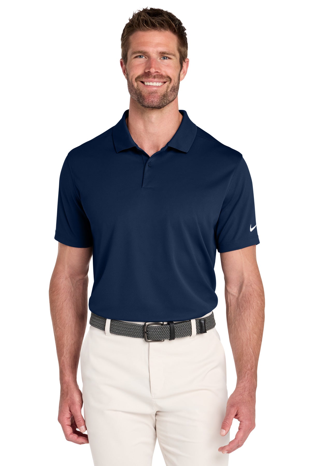 Nike Victory Solid Polo NKDX6684 in College Navy