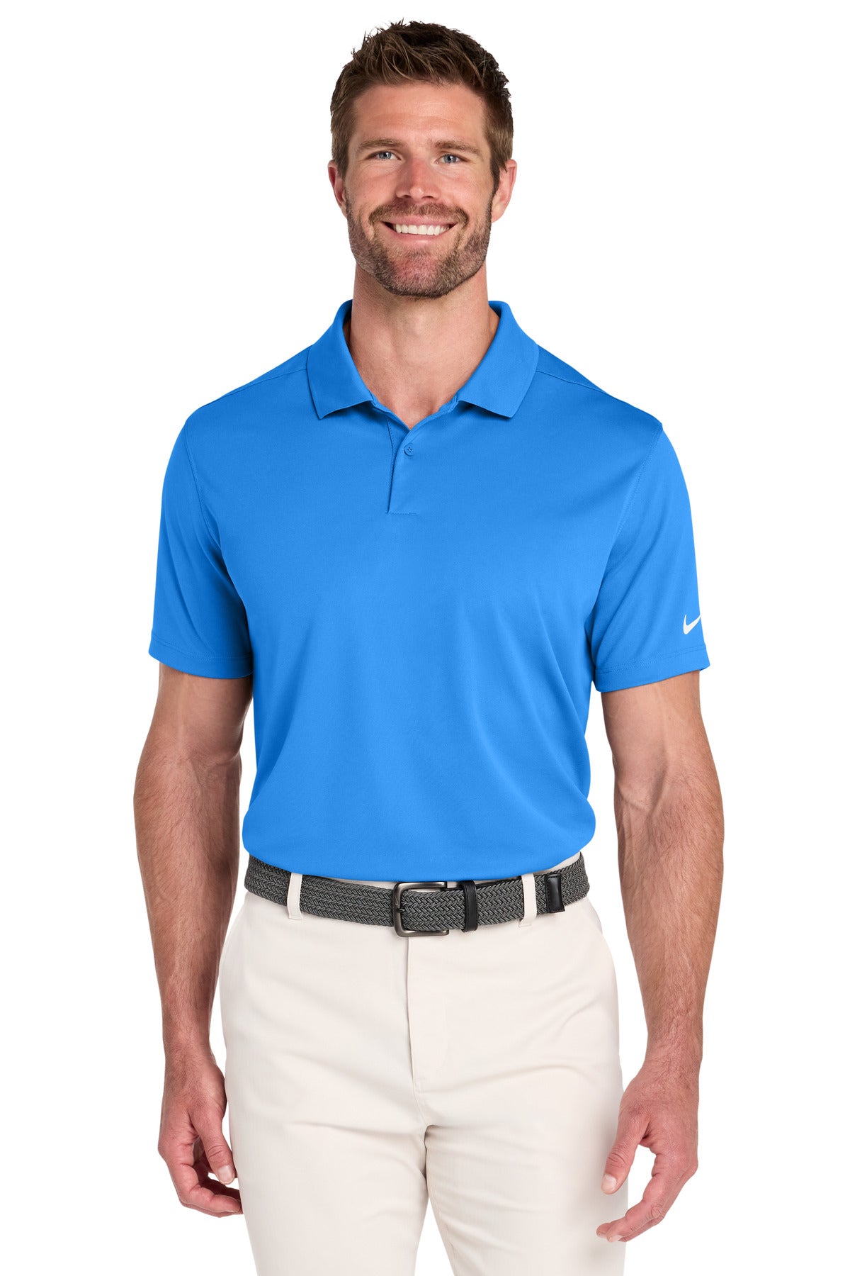 Nike Victory Solid Polo NKDX6684 in Light Photo Blue