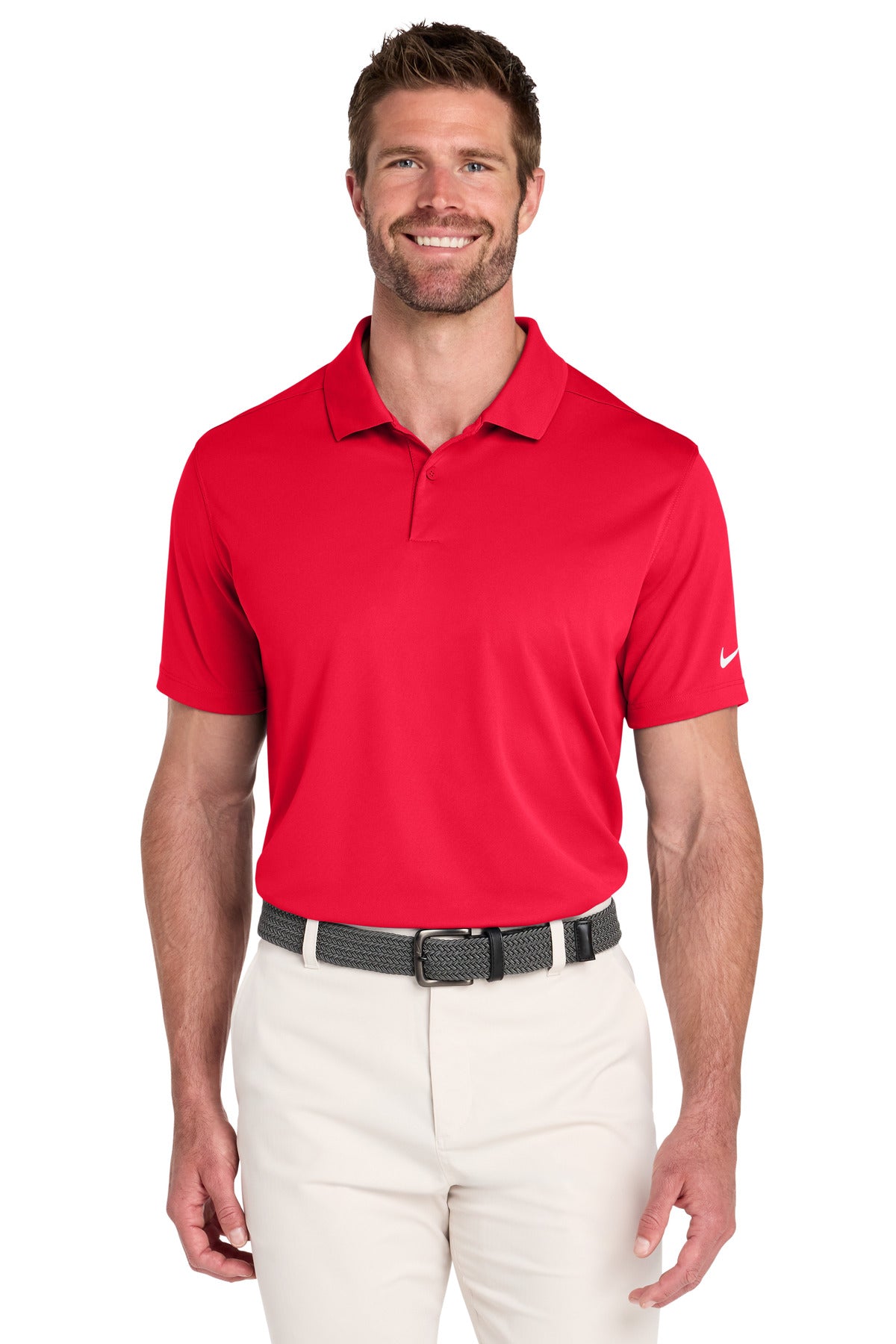 Nike Victory Solid Polo NKDX6684 in University Red