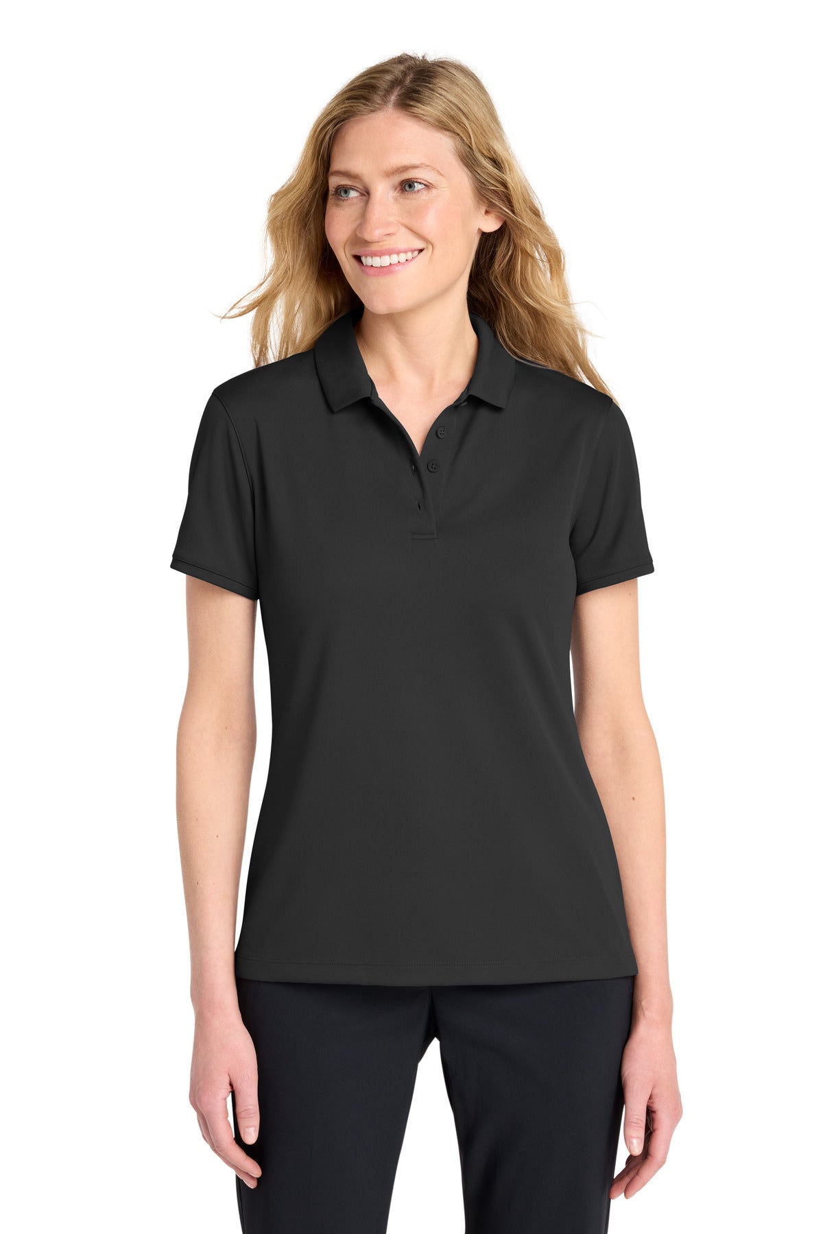 Nike Women's Victory Solid Polo NKDX6685 in Black