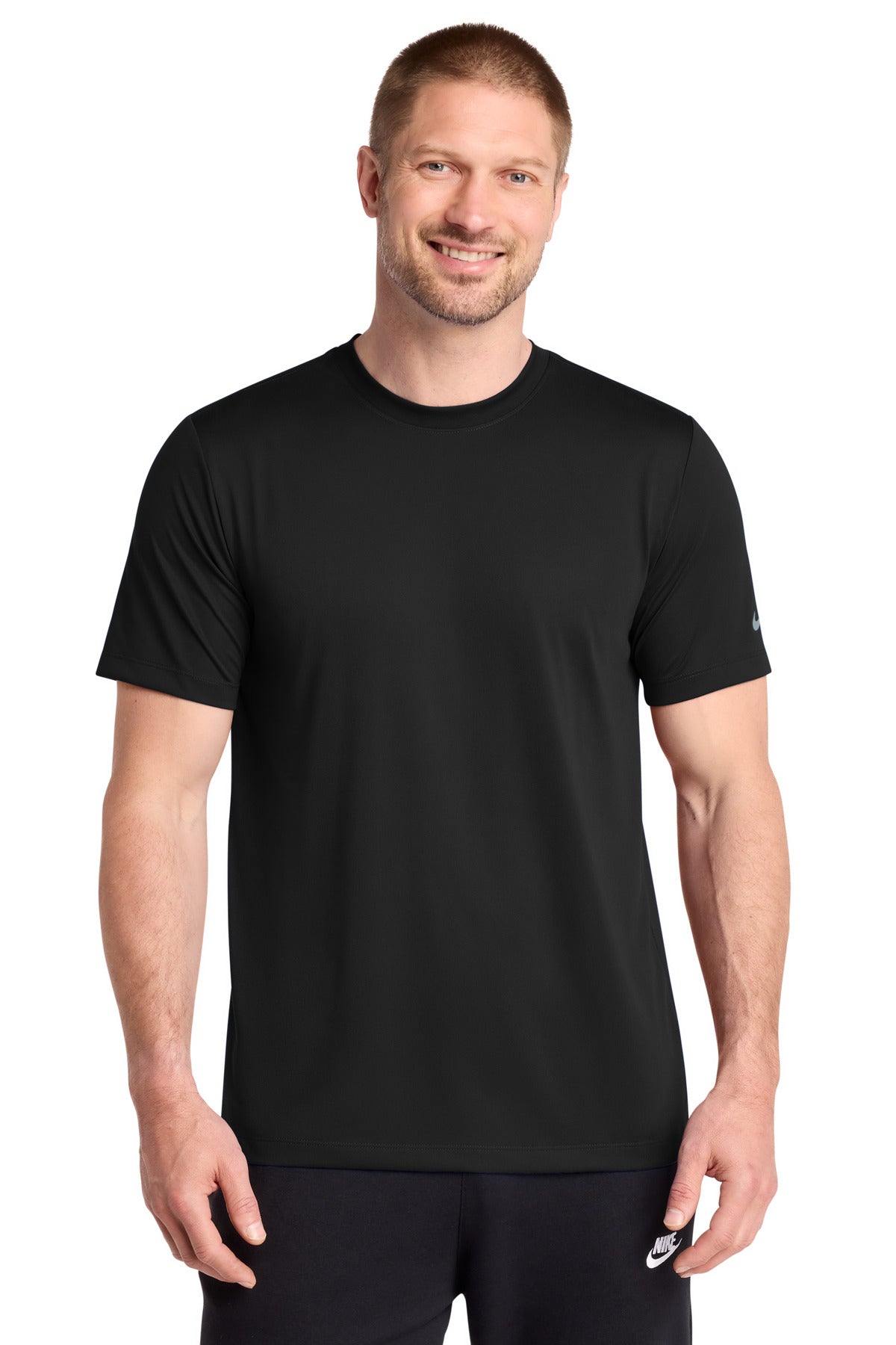 Nike Swoosh Sleeve rLegend Tee NKDX8730 in Black